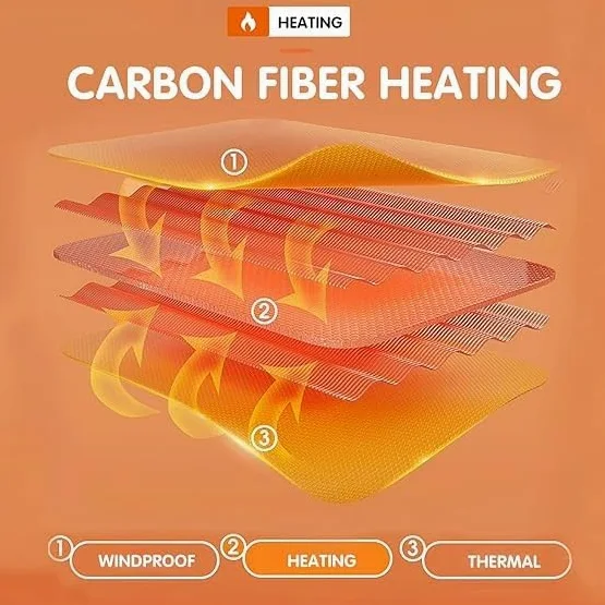 Conjunto de Ropa Interior térmica con calefacción para Mujer, Conjunto de Ropa Interior térmica eléctrica con calefacción por USB de 22 Zonas para Mujer para Interiores, Exteriores y Deportes