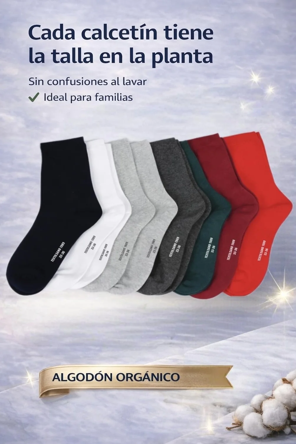 CYS Calcetines 6 Pares Cortos Colegio Uniformes Escolares Alto Algodón Para Niños Niñas Infantiles Pack de 6 Pares