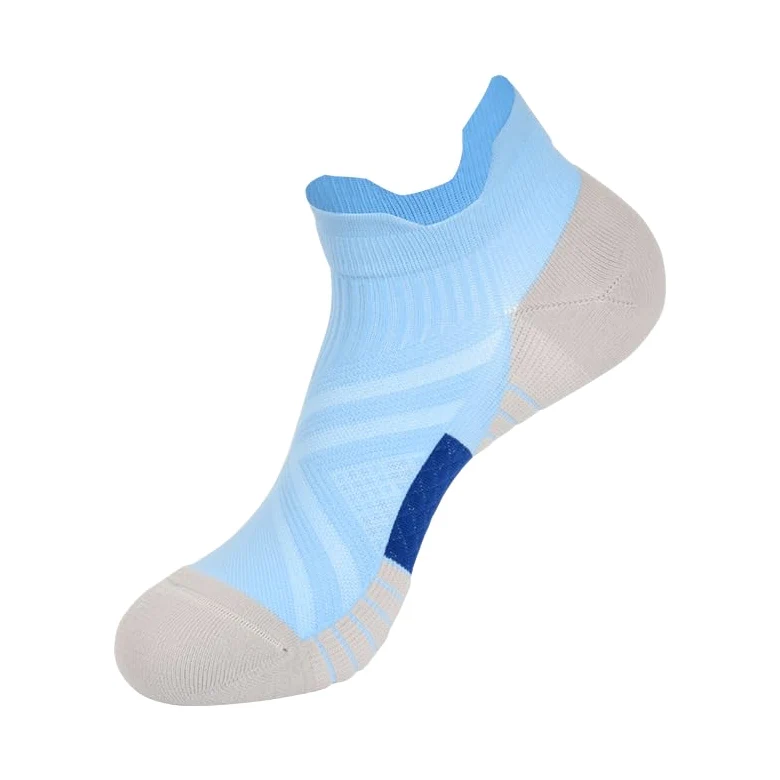 10 Pares de Calcetines Deportivos para Hombre, Corte Bajo, Tejido Sudoríparo y Antiolores, Ajuste Cómodo para Todas las Estaciones, Actividad Física y Uso Diario,El estilo B,Azul-YM, Azul, 1 Alto