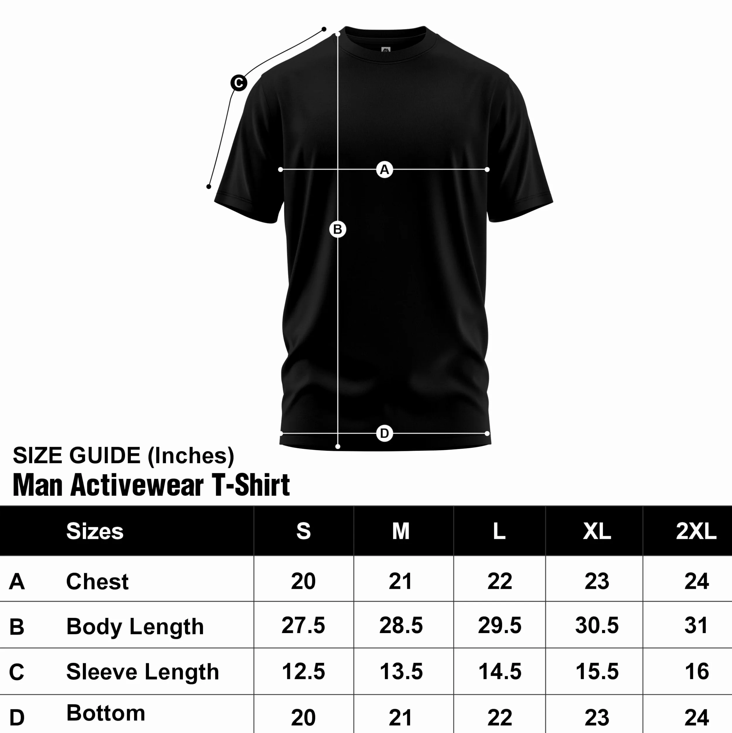 Toro Activa 3/5 Pack Mens Active T-Shirts Quick Dry Short Sleeve Tops Moisture Wicking Athletic Running Workout Shirts