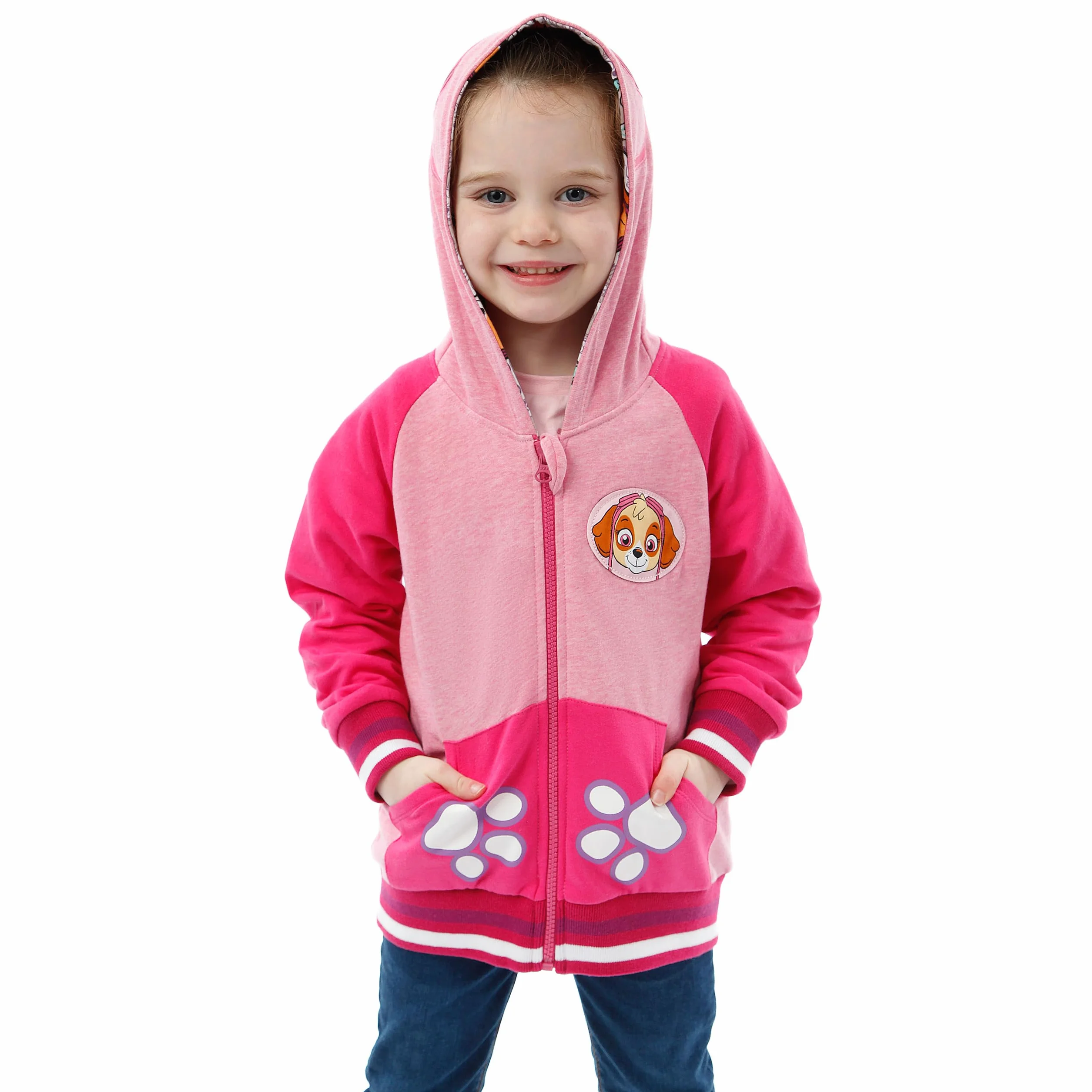 Paw Patrol Sudadera Niña | Sudaderas Cremallera Skye | Hoodie Patrulla Canina para Ninos
