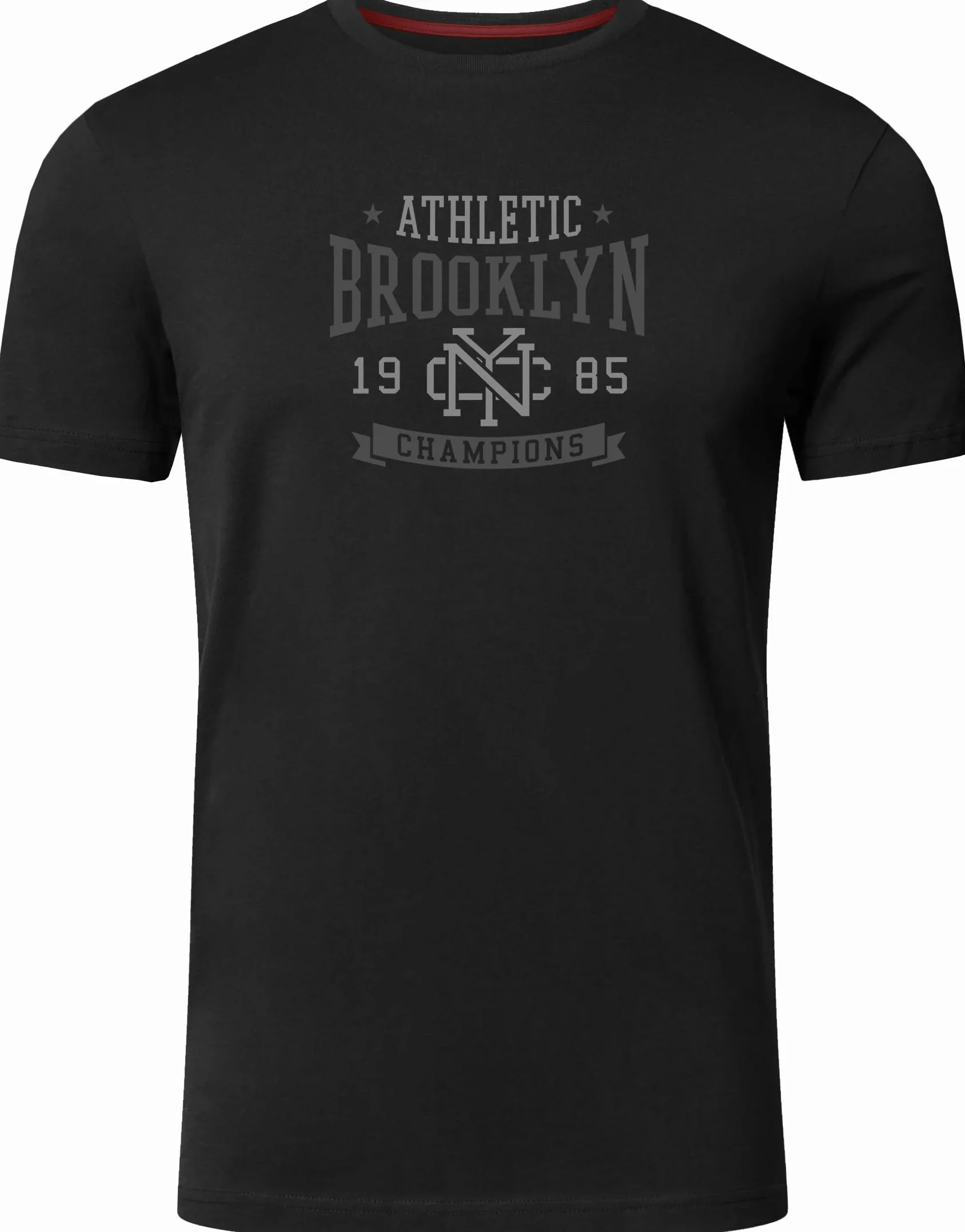 FULL TIME SPORTS Pack de 4 Camisetas Estampadas Hombre, Manga Corta, 100% Algodón, PRINT-001