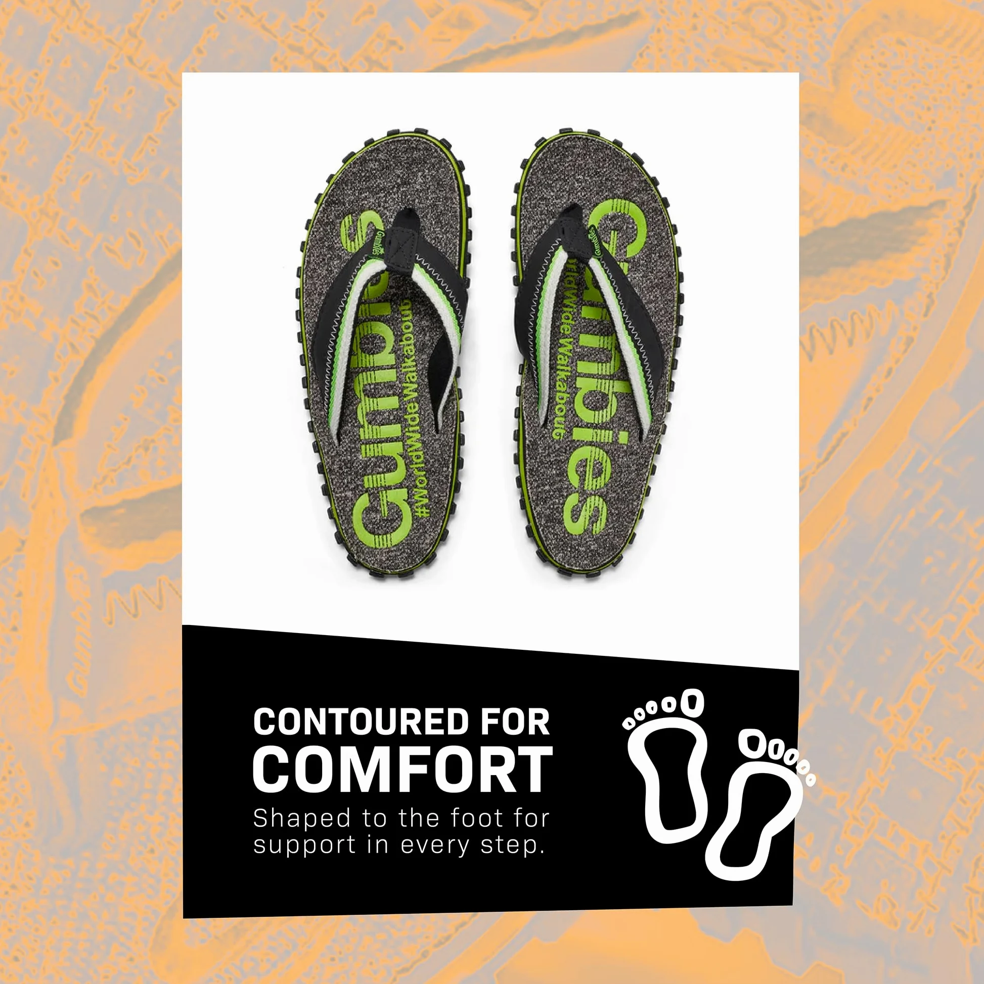 Gumbies Chanclas Corker unisex, con puntera de algodón supersuave, corcho sostenible y suela de goma reciclada, comodidad garantizada