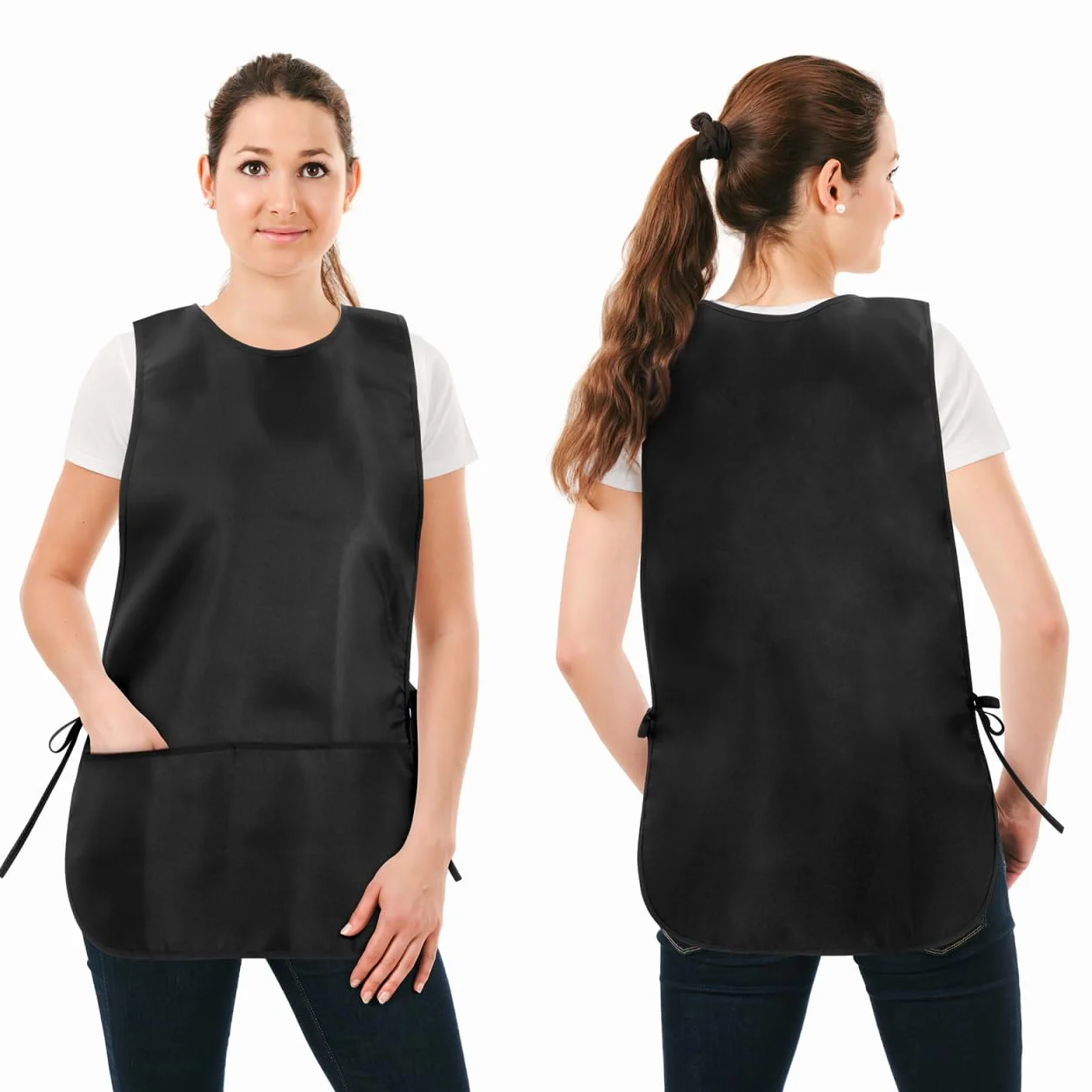 Zerodeko Delantal De Peluquero Resistente A Las Manchas Y Uniforme De Peluquero Para Hombres Y Mujeres Delantal De Peluquería