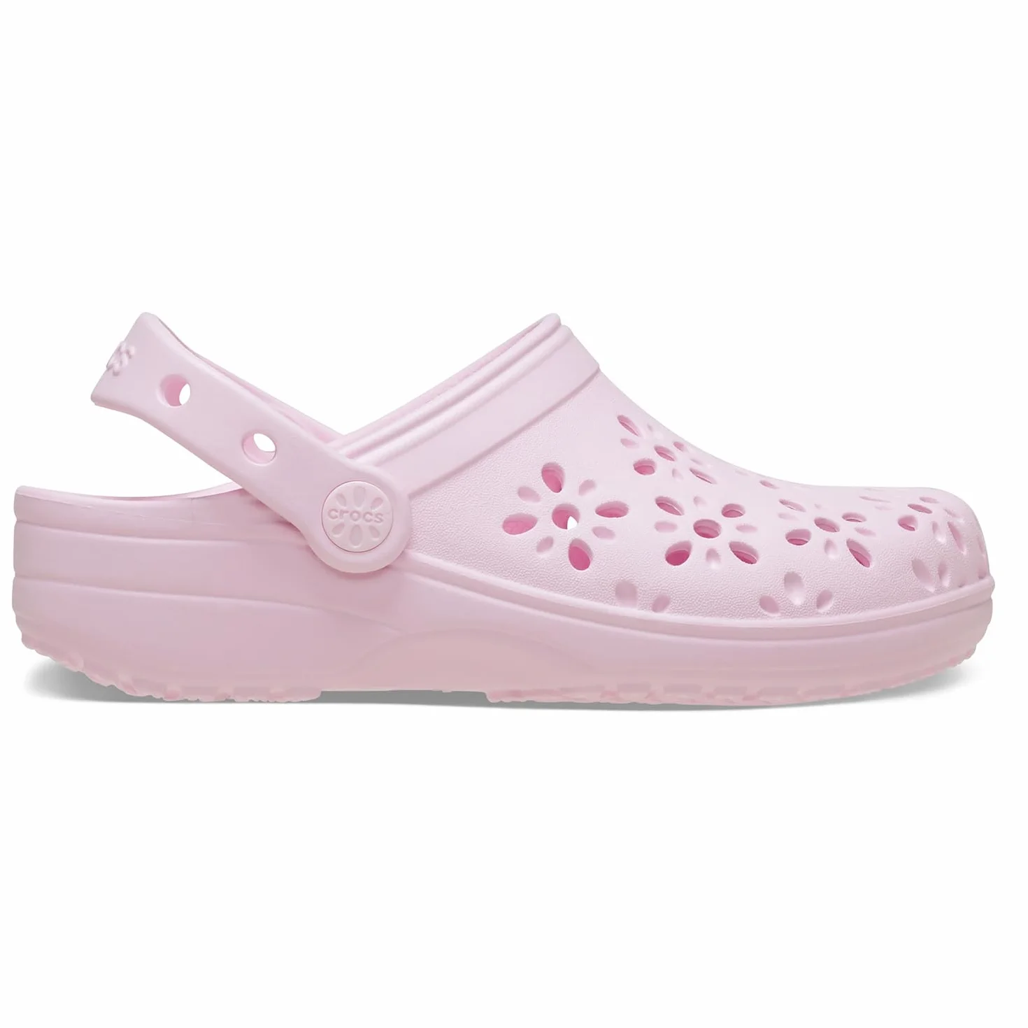 Crocs Classic Floral Cut out Clog K Zuecos niños