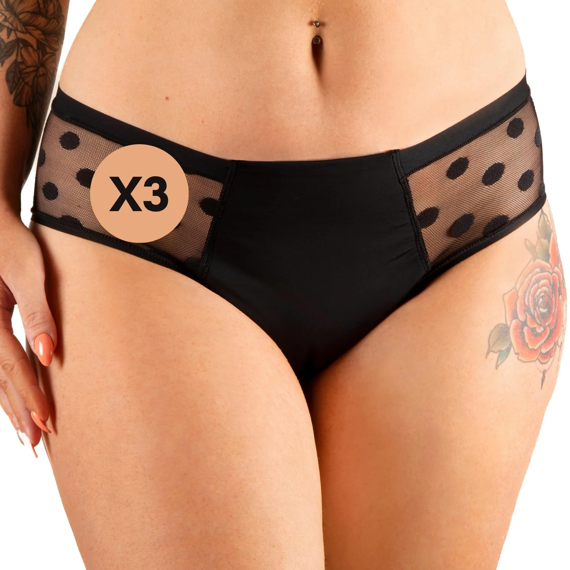 Braga Menstrual Mujer Zoé - Serenidad, Comodidad y Feminidad - Tallas S a 4XL