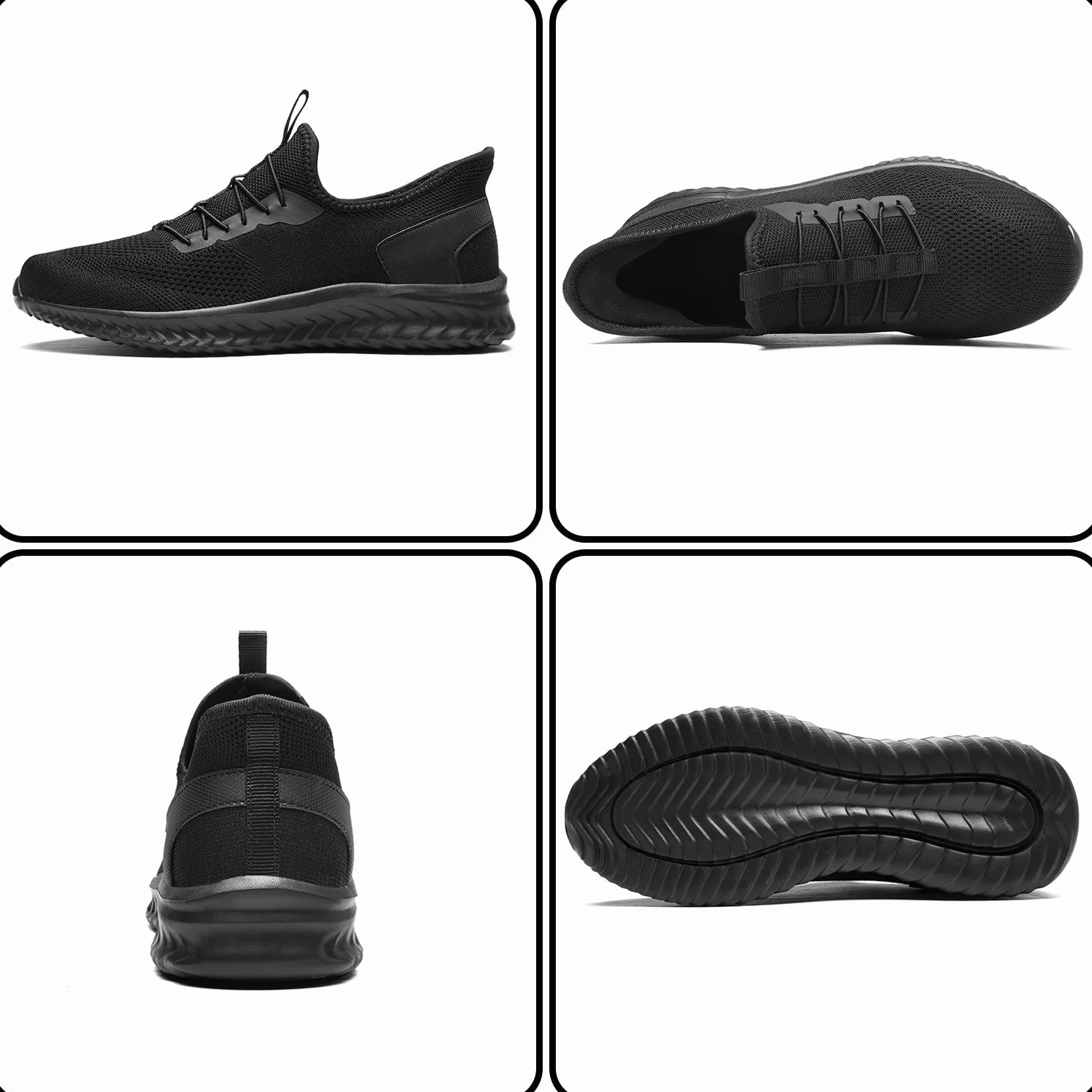 Zapatillas Casual para Hombre Slip On Calzados Deportivo Zapatos de Running Transpirable Ligero Zapatillas de Caminar