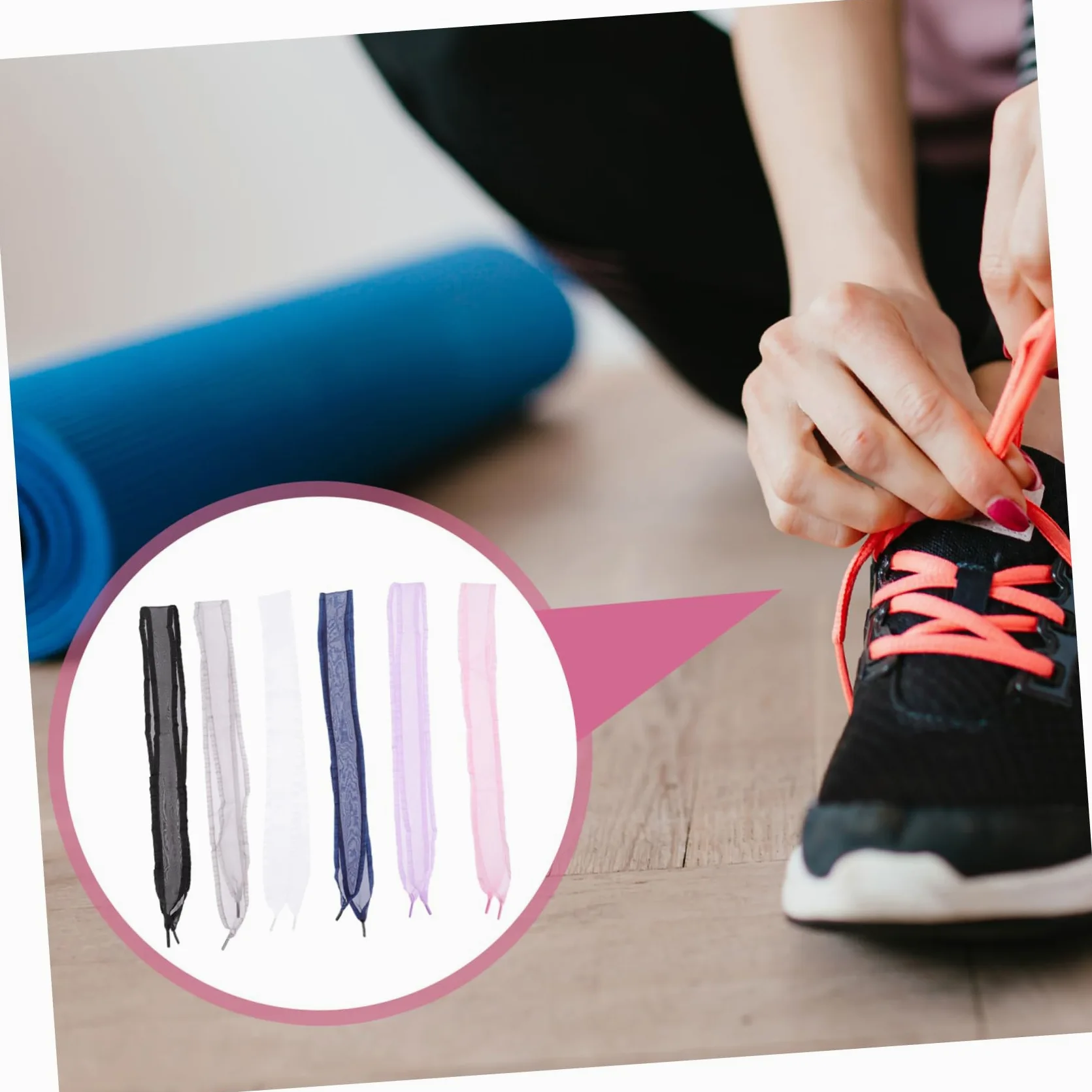 18pares Cordones De Chiffon Anchos Para Zapatillas Paquete De Profundo Lazos Decorativos Para Mujeres y Niñas