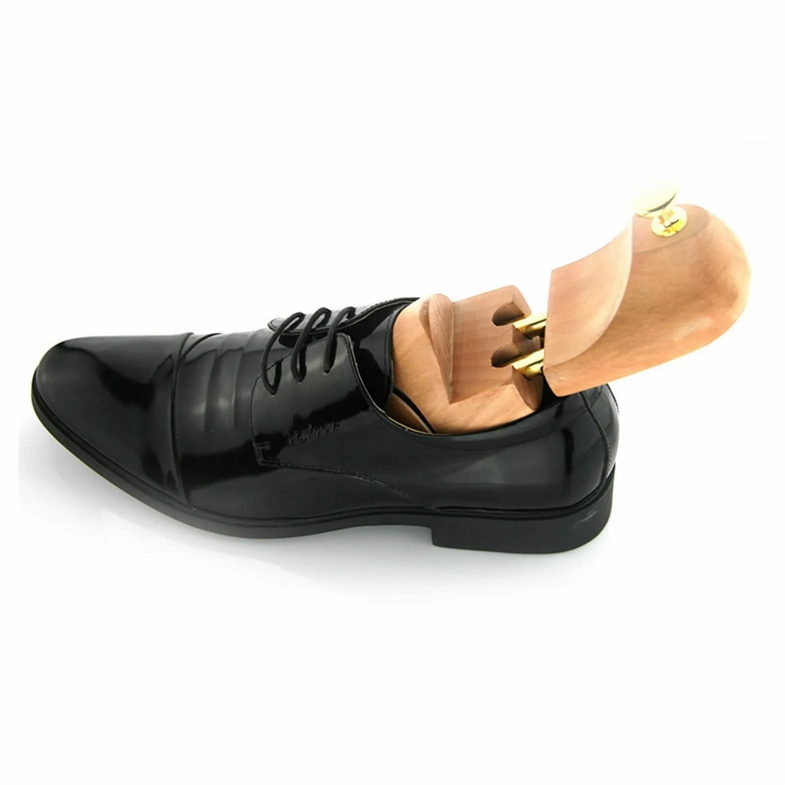 Expansor Zapatos 1 par de zapateros Madera | Talla EU35-46 Moldeador de zapatos ajustable(EU 39 40)