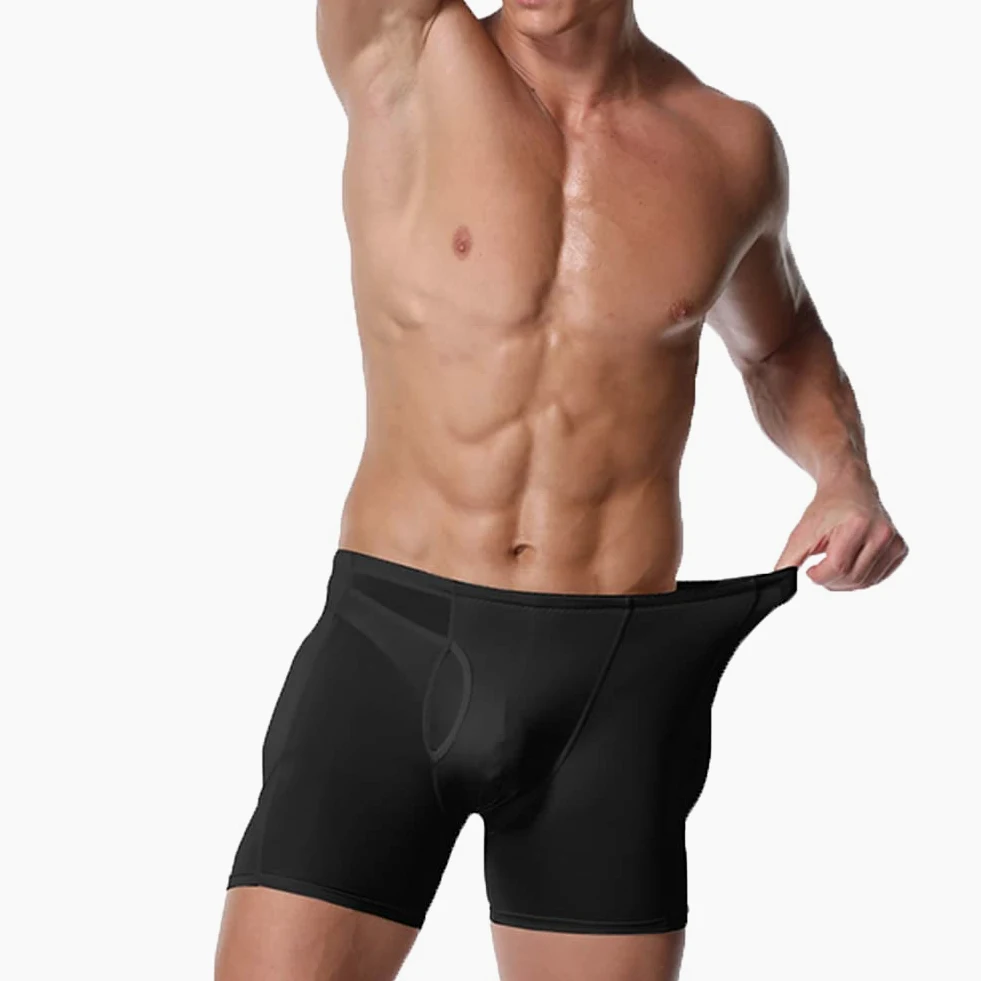 Hombre con Almohadillas Levanta Calzoncillos Tipo bóxer para Adelgazar, Ropa Interior, Almohadillas Desmontables