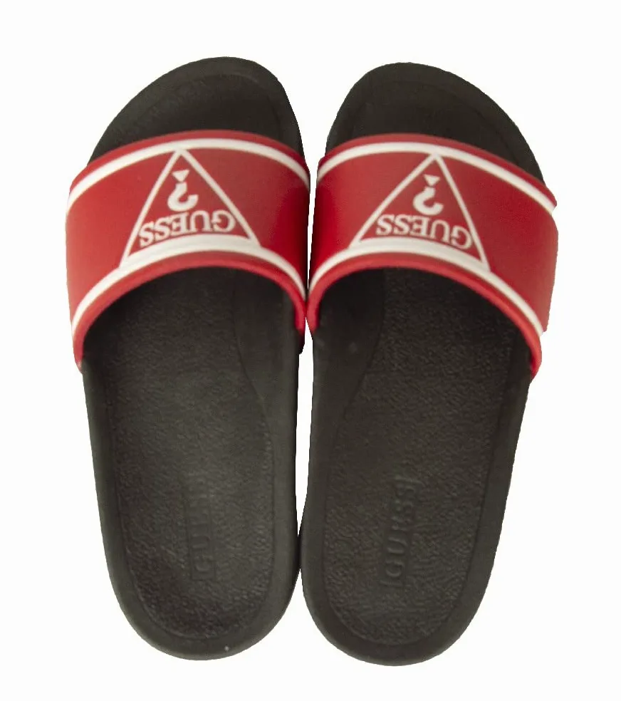 Guess Chanclas de hombre con banda slide sea swimming pool beachwear artículo FMOELVELE19