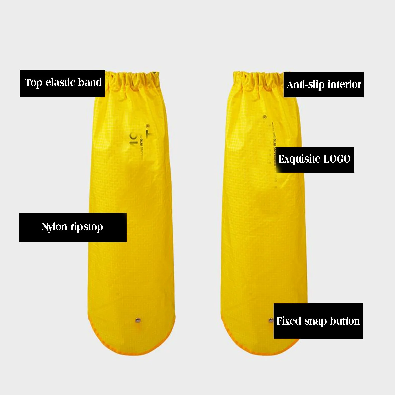 1 Par De Polainas Ligeras Y Ajustables For Botas De Senderismo con Bolsa De Almacenamiento, For Senderismo, Caminatas Y Escalada Al Aire Libre, Talla Única.(Yellow,L)