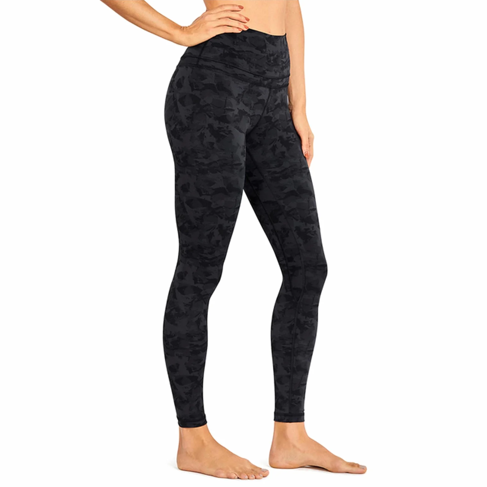 Polainas Impermeables Sensación desnuda de las mujeres I Pantalones de yoga apretados de alta cintura Alta Leggings-25 pulgadas Polainas Trail Running ( Color : Brush Dark Grain 67 , Size : Small )
