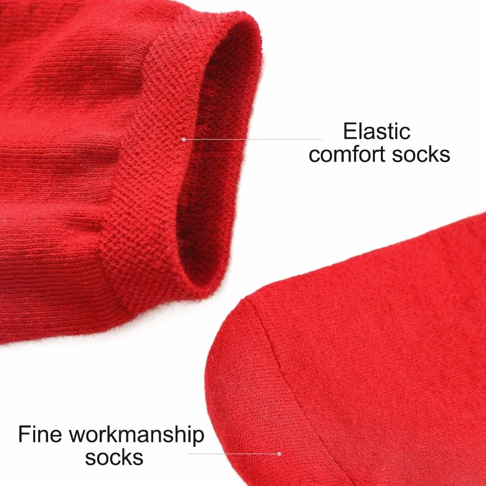 Calcetines calefactables, 3 pares de calcetines magnéticos, calcetines térmicos antideslizantes de invierno, calcetines de turmalina autocalentables para hombres y mujeres, montañismo, esquí,
