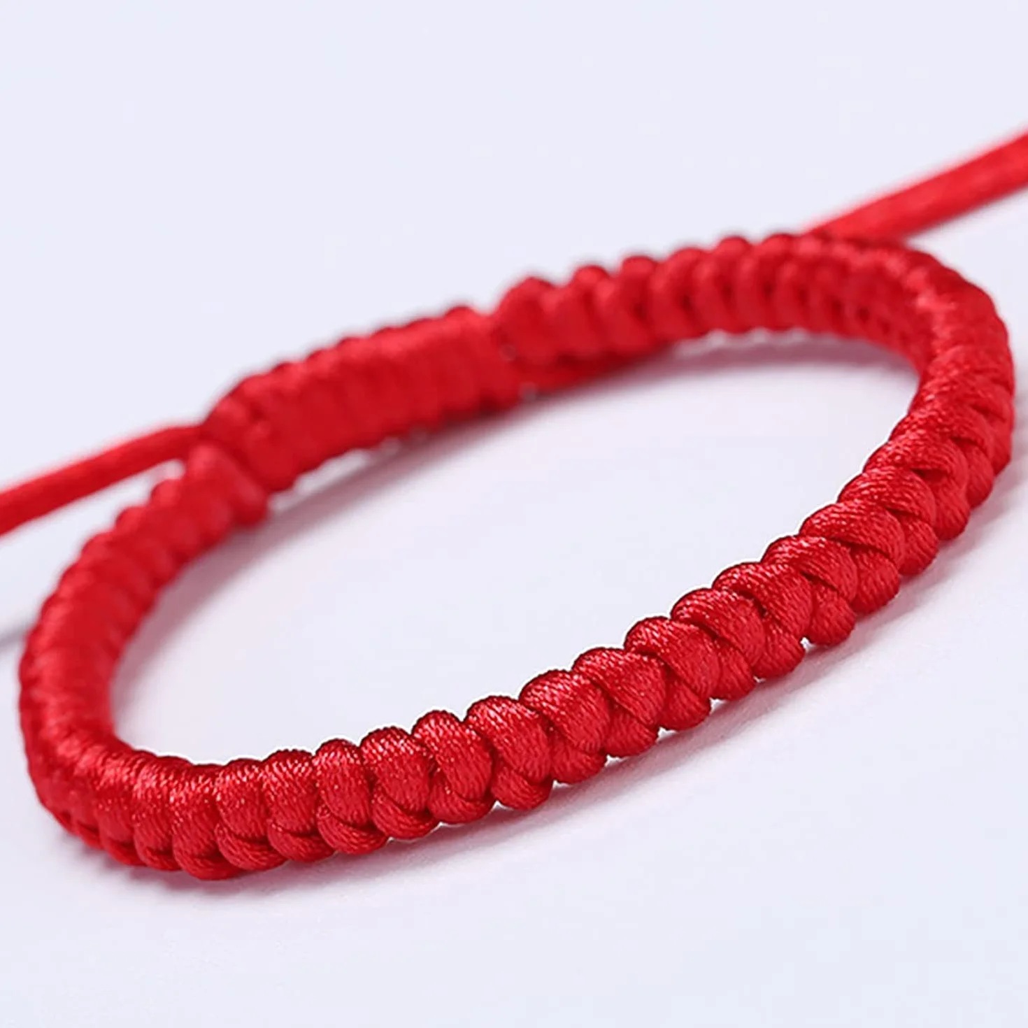 Pulseras de Cuerda, Pulseras para Mujer, Pulsera de Cuentas Pulsera de Hilo Rojo Pulsera roja Amuleto Pulsera de Buena Suerte