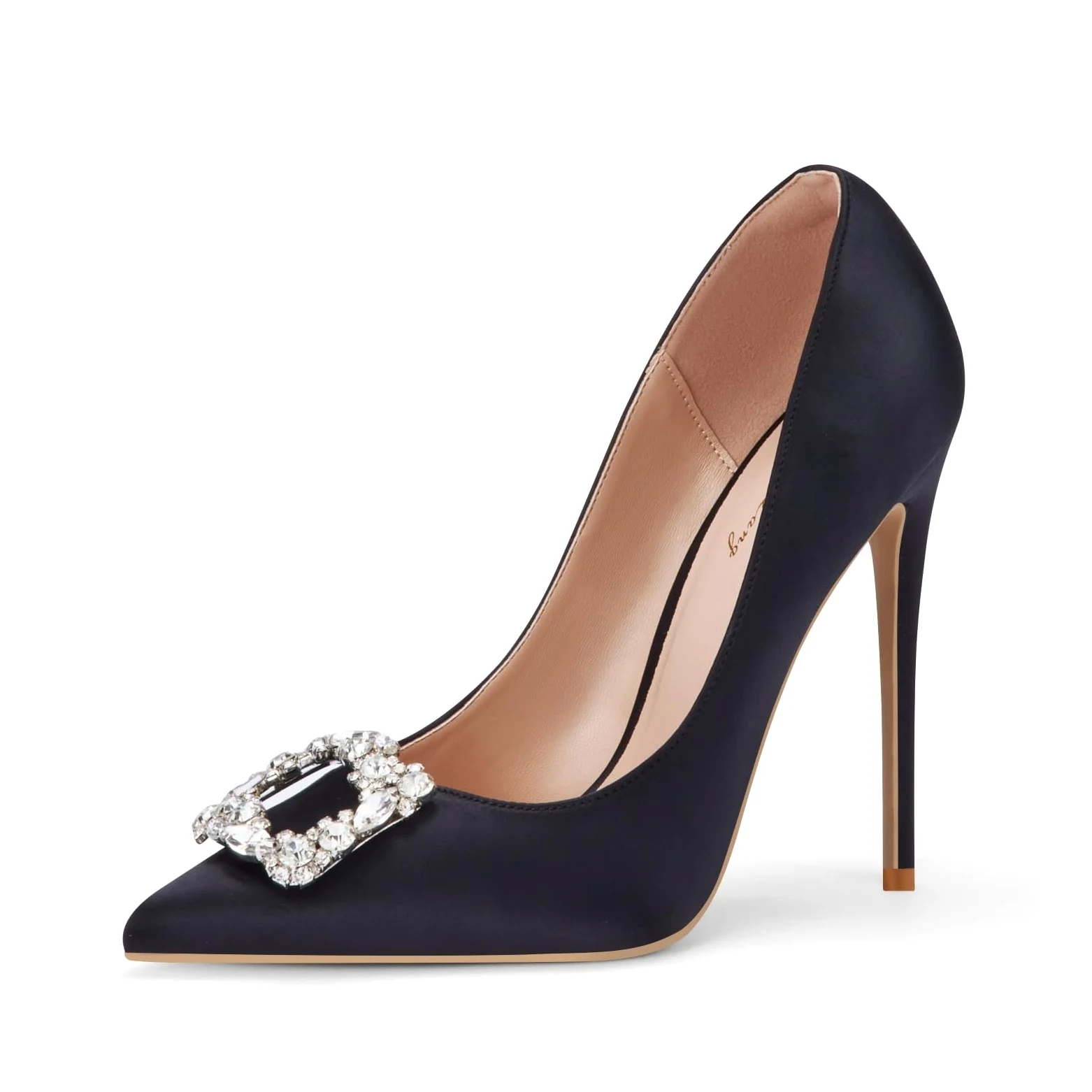 Zhabtuc Zapatos de Tacón para Mujer Clásico Stilettos High Heels 12 CM Bombas de tacón Alto con Punta Puntiaguda para Mujer Zapatos de Fiesta con tacón de Aguja Sexy