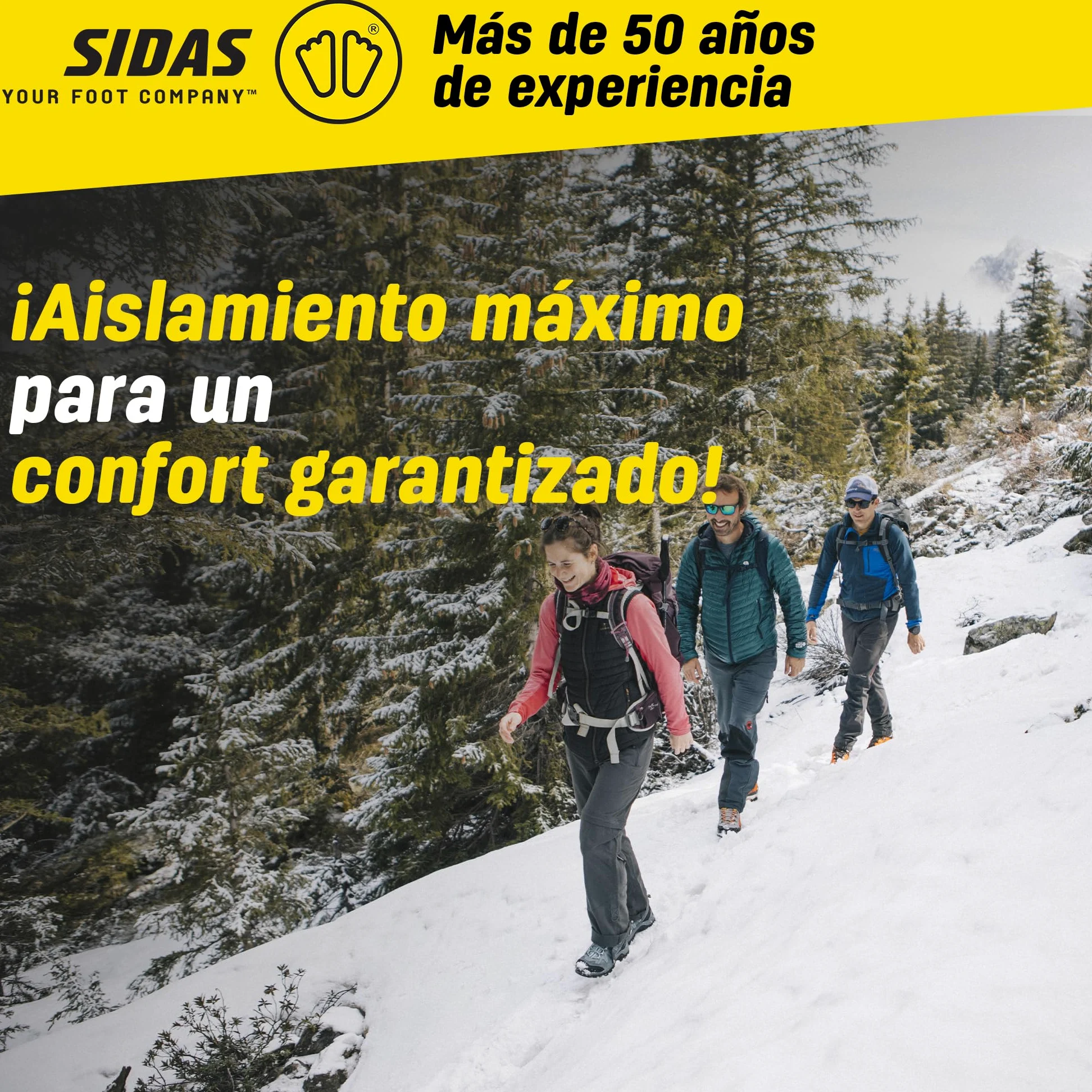 Sidas Plantillas de lana merina, Winter 3D, para esquí y actividades invernales, plantillas aislantes y cómodas (39-41)