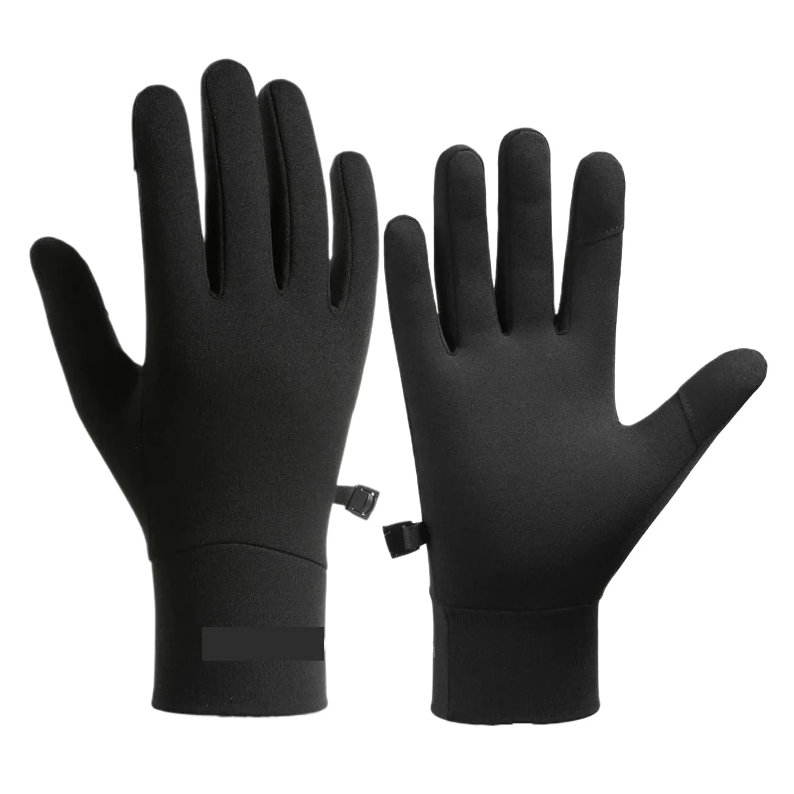 Generico Guantes de ciclismo con pantalla táctil térmica invierno dedos completos resistentes al agua antideslizantes