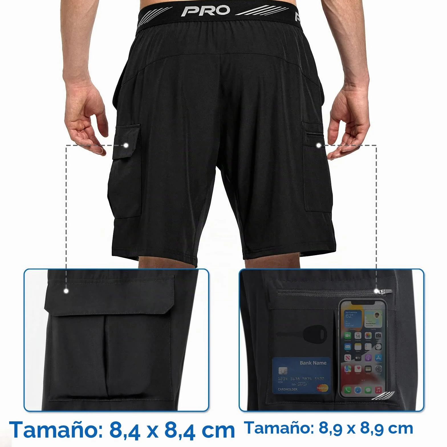 Pantalones cortos de bicicleta de montaña para hombre con ropa interior acolchada 4D extraíble, ligeros, pantalones cortos de ciclismo MTB, ajuste holgado, pantalones cortos de bicicleta