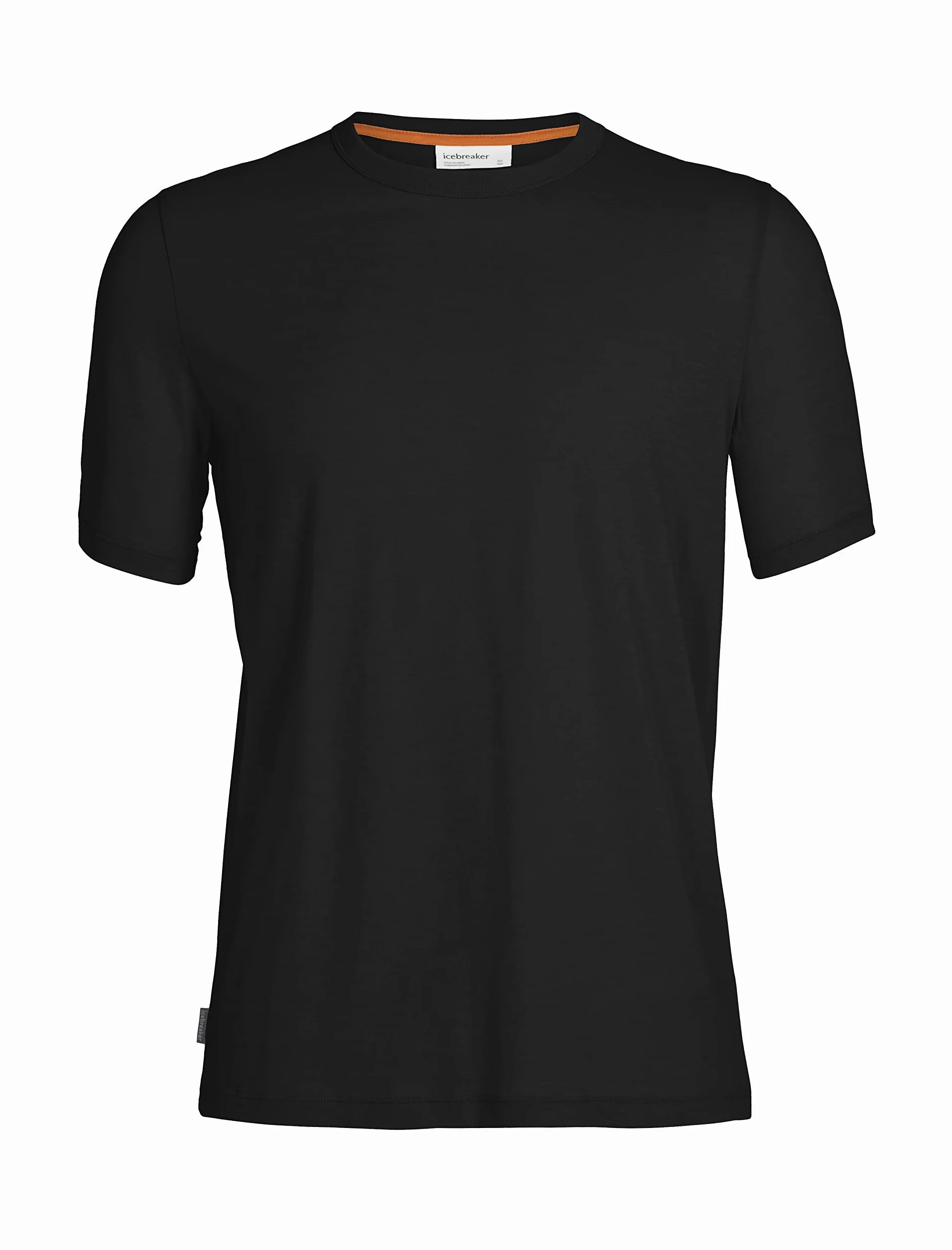 Icebreaker Camiseta Tencel Lyocell Algodón SS para Hombre - Uso Diario, Aventura, Gimnasio y Entrenamiento