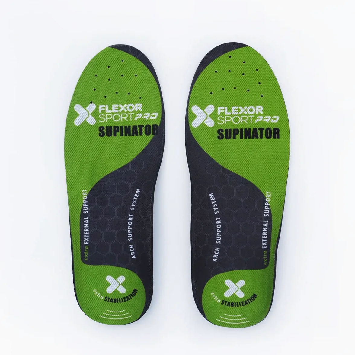 Flexor Plantillas Pro Trail Running para Pie Supinador, Talla 41, Soporte en Arco Plantar, Amortiguación Gel, Transpirables, Unisex