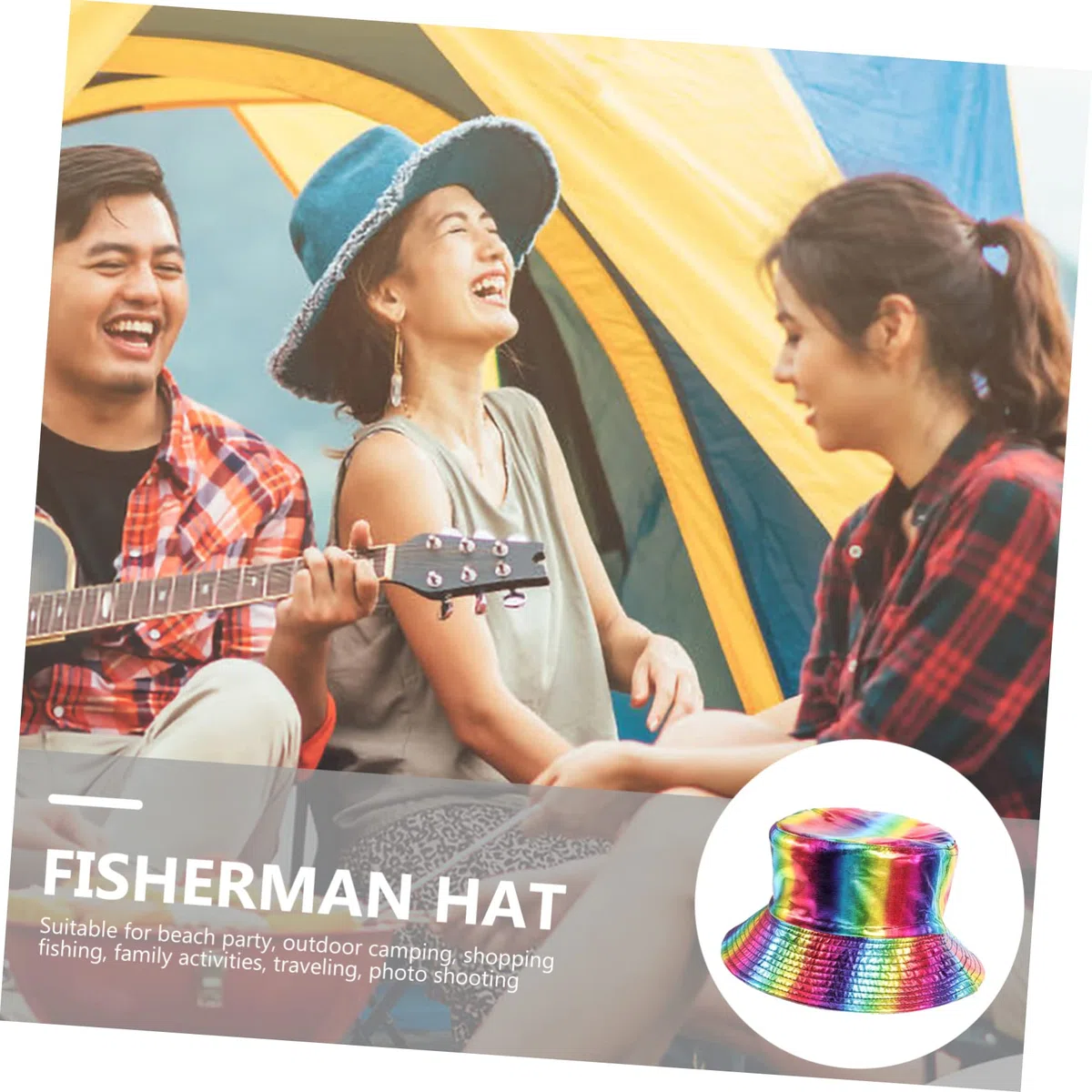Homoyoyo Visera para El Sol para Mujer Sombrero De Pescador con Visera para Exteriores Fiesta Playa Sombrero De UV De Pesca Gorras De Verano para Hombre Tela Colorida