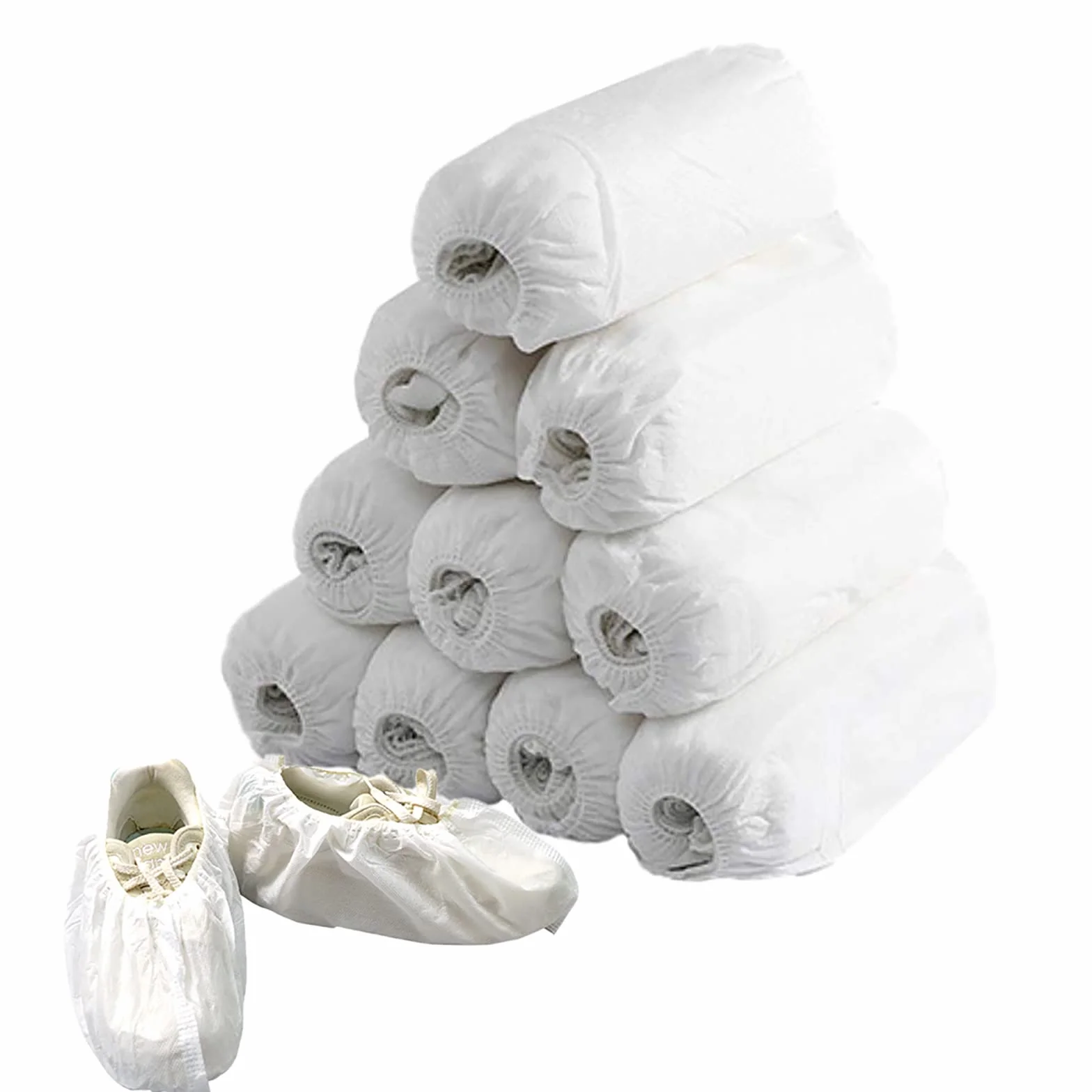 Fundas Desechables de Tela no Tejida, para Zapatos, para Limpieza de alfombras, protección de alfombras, Paquete de 100 Unidades