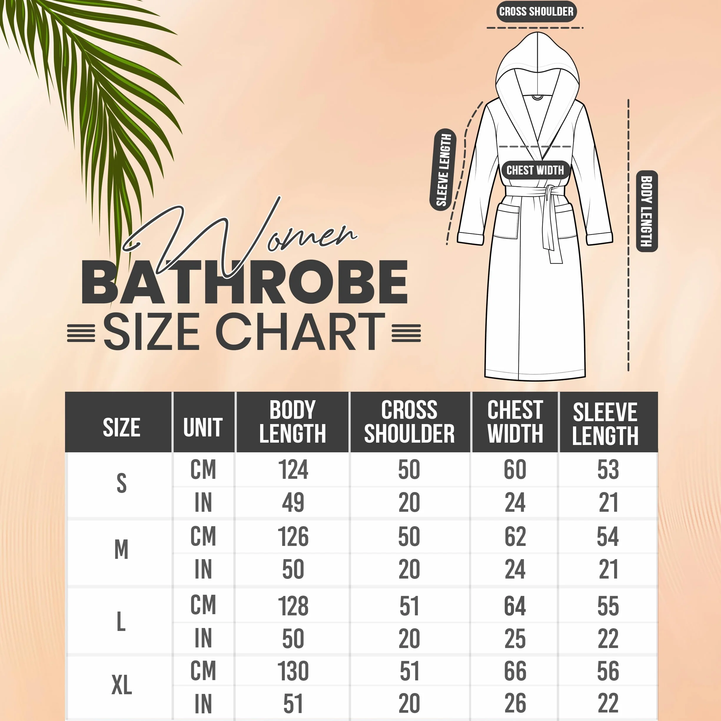 NY Threads Bata de baño larga de felpa con capucha para mujer