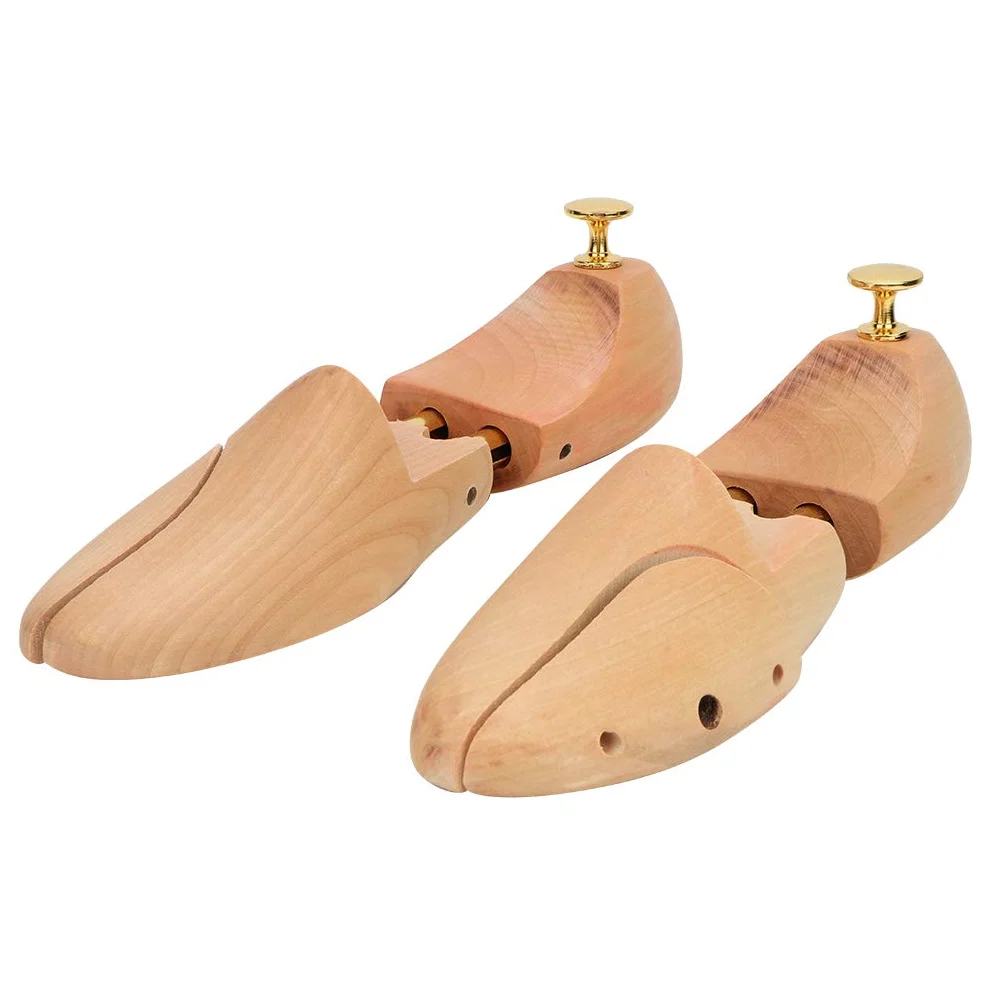 Haofy Horma de Madera para Zapatos, 2 Piezas, Moldeador de Zapatos de Cedro para Hombres y Mujeres, de Vestir, Zapatillas, Botas, Almacenamiento, Soporte Antiarrugas, Evita Arrugas Después del Uso,