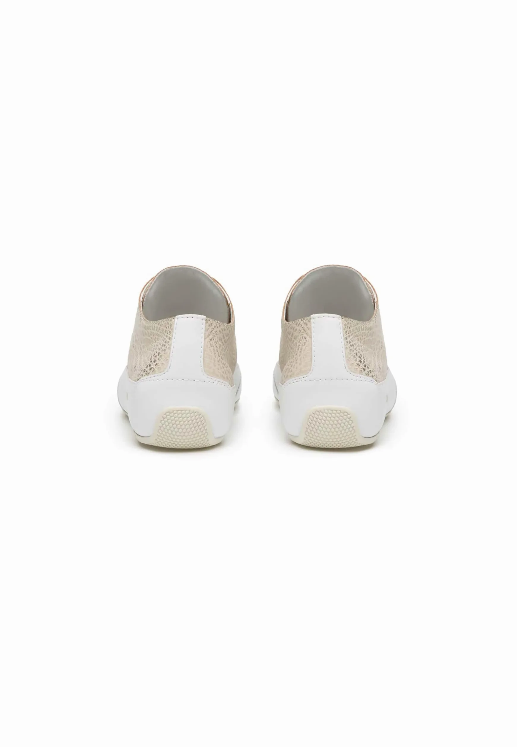 Candice Cooper Rock Chic S-Zapatillas Deportivas de Piel-Blanco