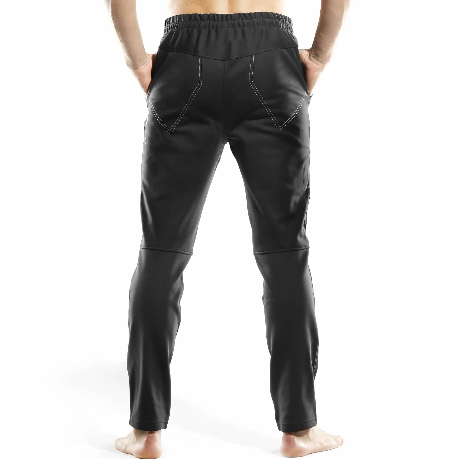 INBIKE Pantalon Largo Ciclismo Hombre Impermeable Forro Polar Deporte Aire Libre