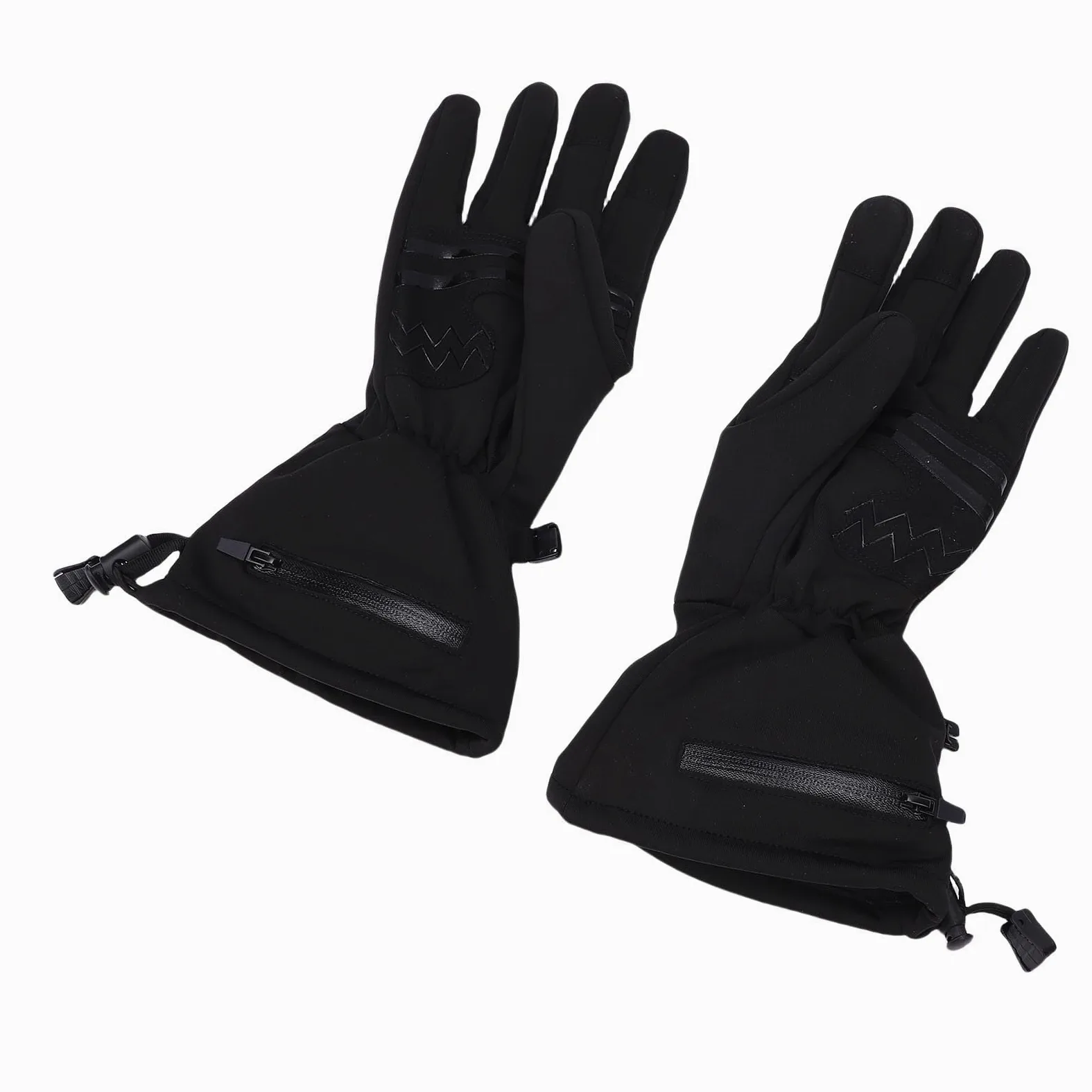 POENVFPO Térmicos con Pantalla Táctil, Manoplas Térmicas Recargables, Térmicos Eléctricos Impermeables para Esquí, Senderismo, Ciclismo con Potencia de 7,4 W