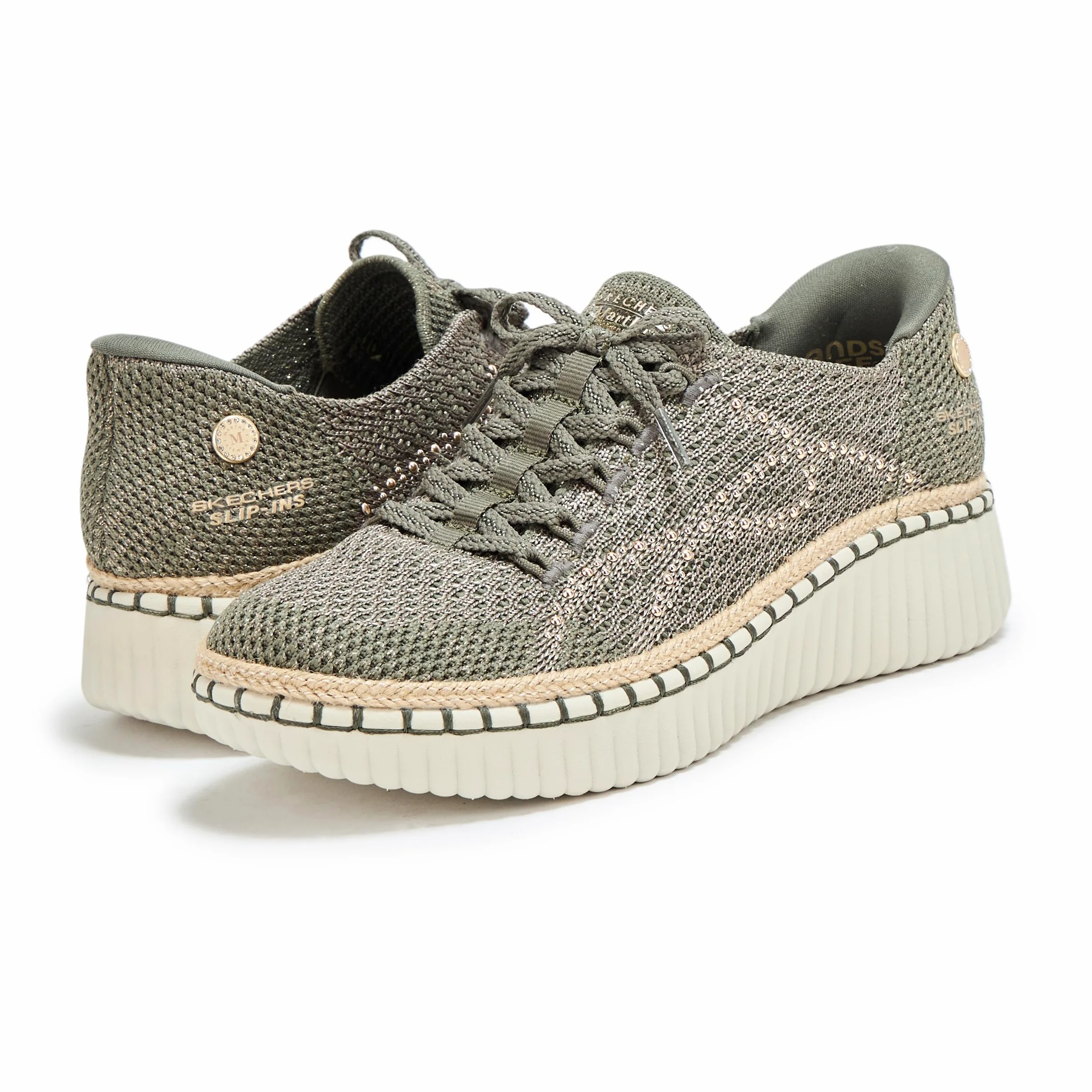 Skechers Zapatillas Martha Stewart Wilshire BLVD para Mujer - Regal, Oliva, 6.5