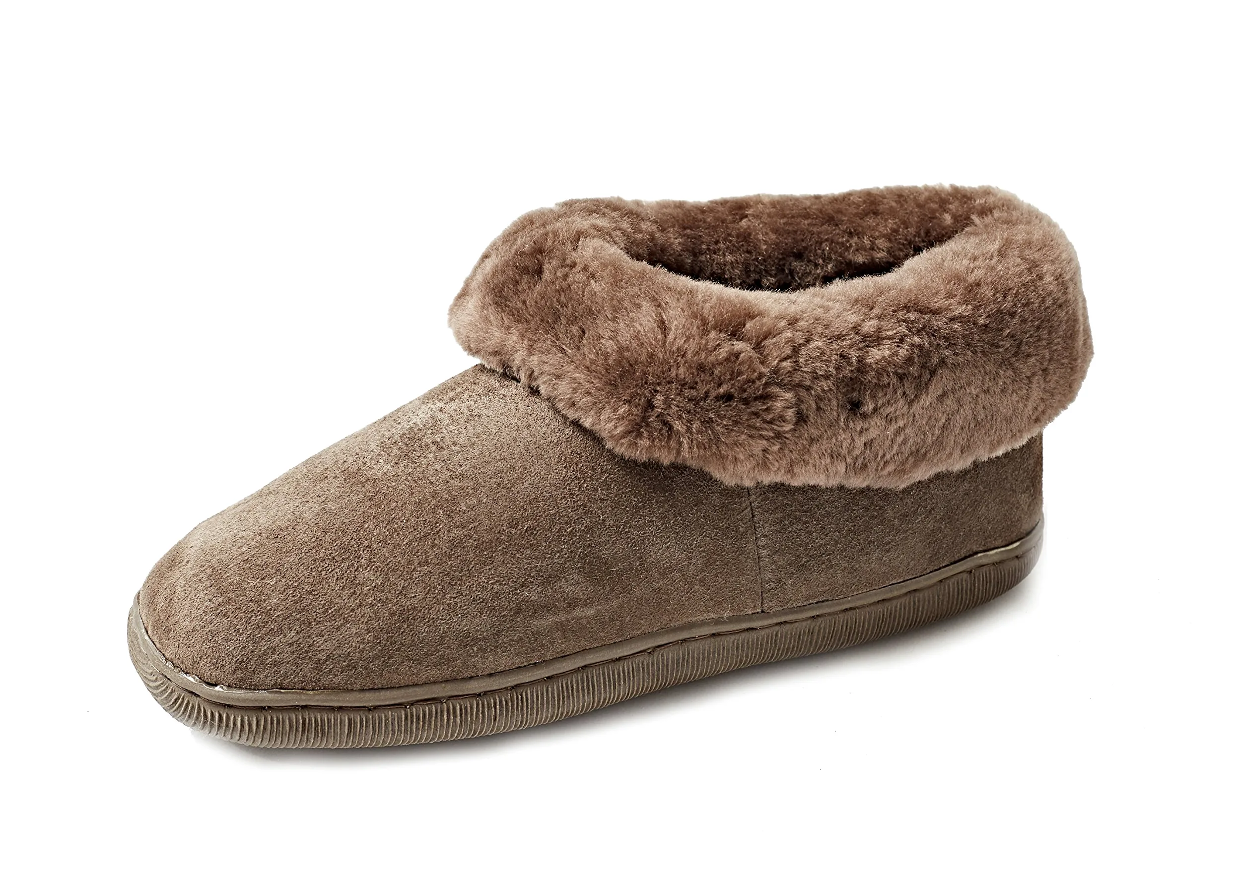 Reissner Lammfelle Zapatillas de casa de Piel de Oveja Creta