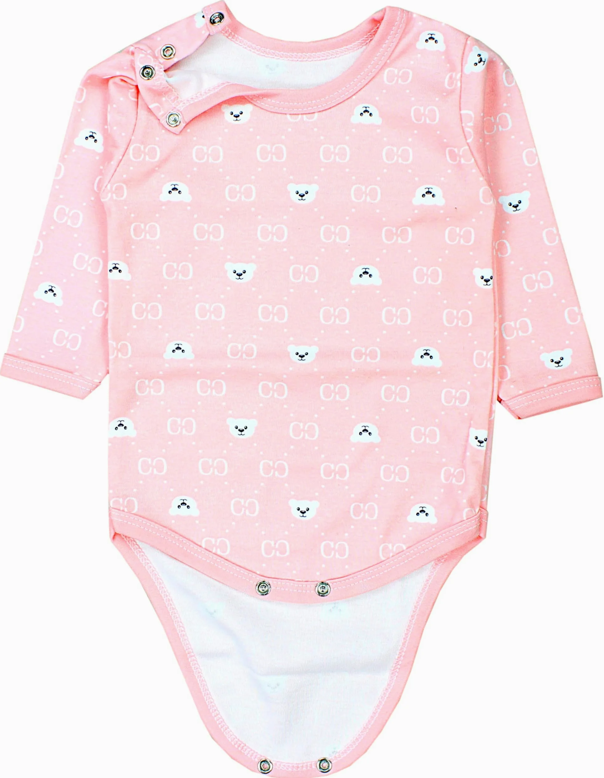 TupTam Body Bebe Manga Larga – Pack 5 Bodies Bebe Niña Unicolor – Algodón Suave y Transpirable
