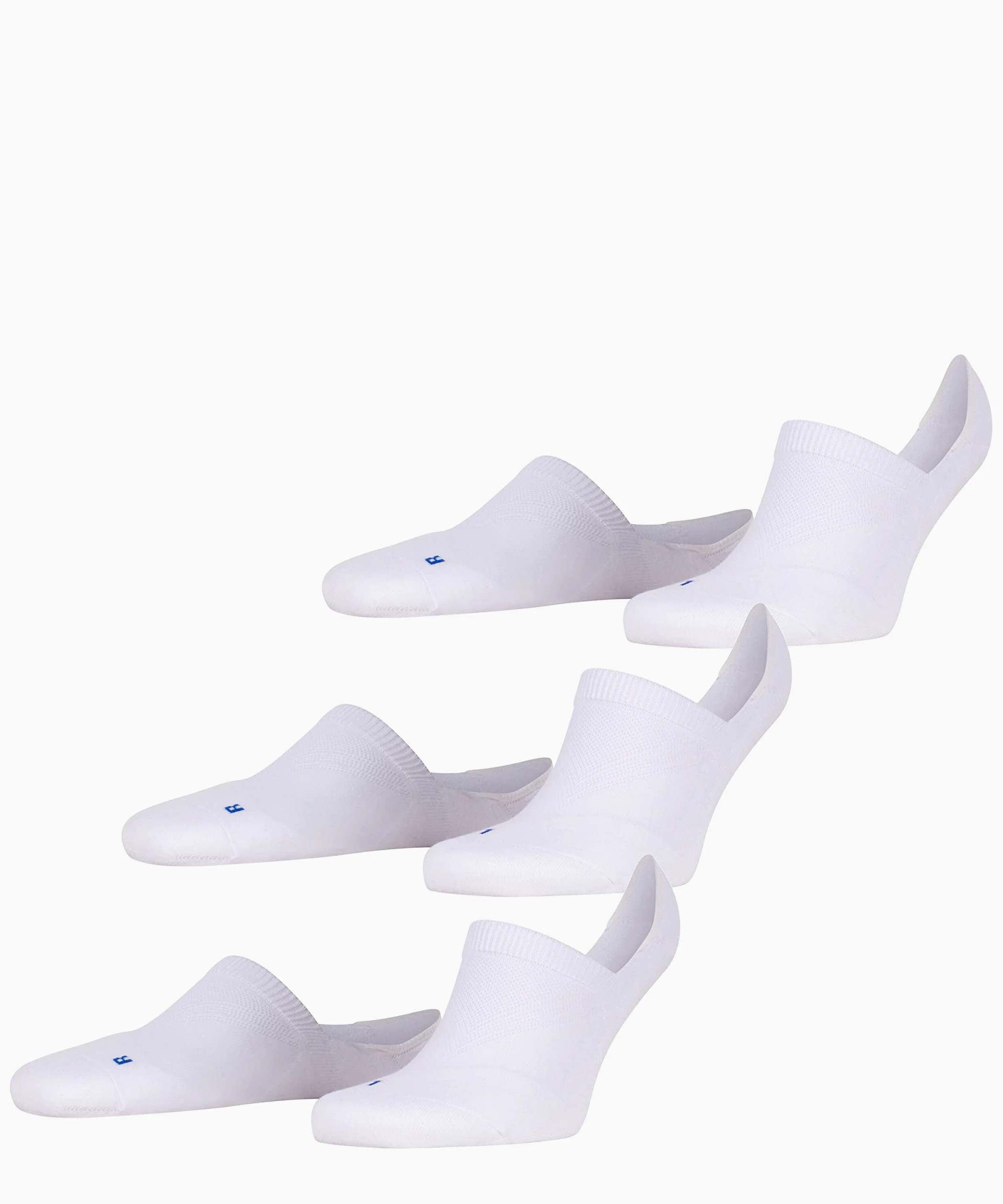 FALKE Cool Kick 3-Pack Unisex Pinkies antideslizante gracias a la silicona en el talón | con suela de felpa ultra ligera