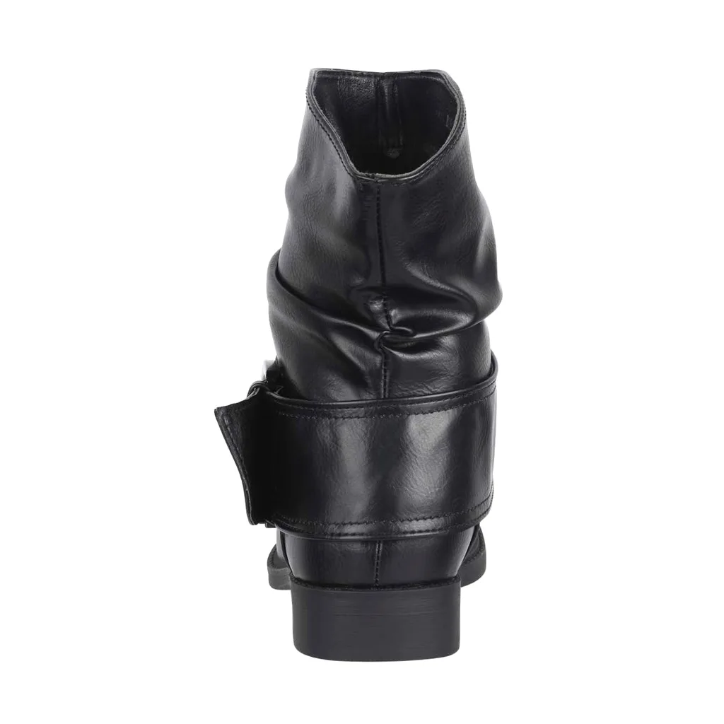 Elara Botines Mujer Forrado Hebillas Chunkyrayan