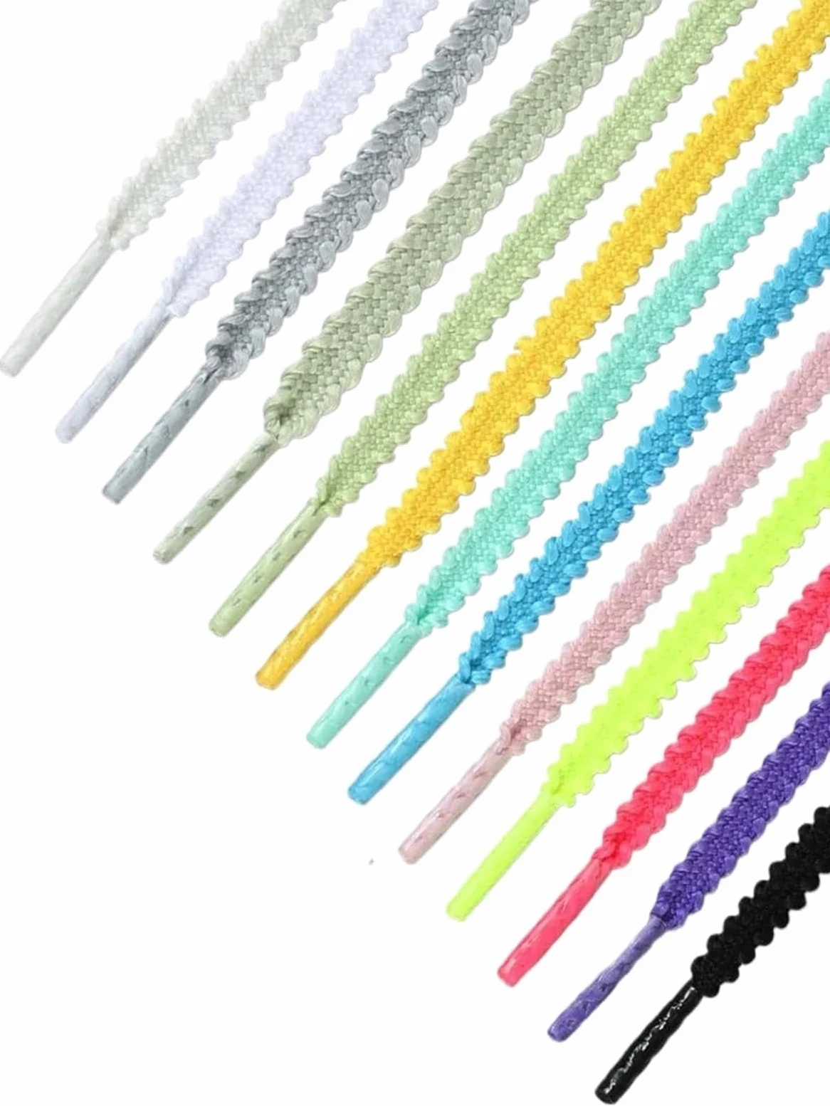 10 pares de cordones elásticos for zapatillas deportivas informales, tenis y zapatos planos Para Zapatillas Deportivas