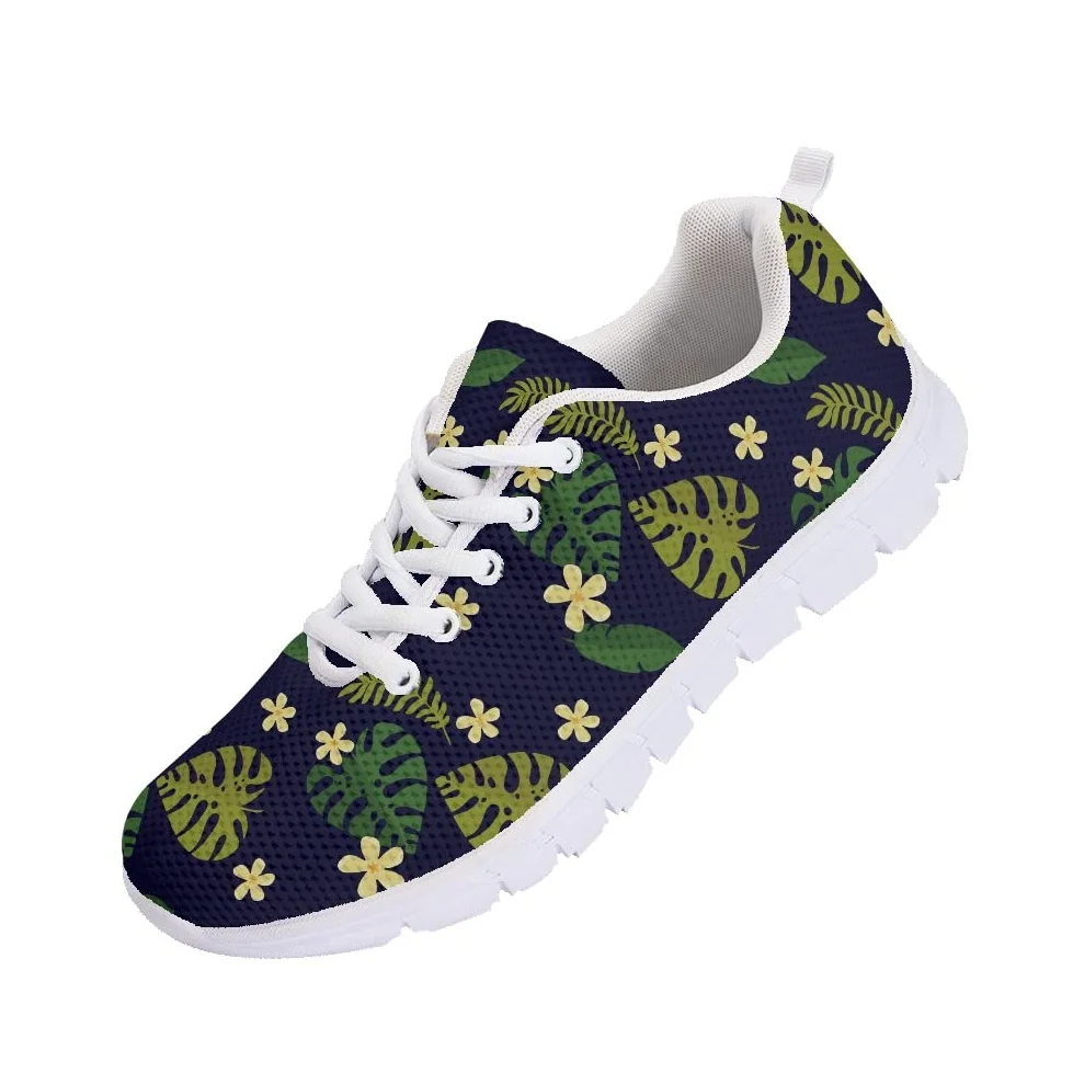 Amzbeauty Zapatos de correr de malla con diseño de Hawaii para hombre, para hombre, informales, para caminar, 6-13UK, Palmera, 47 EU