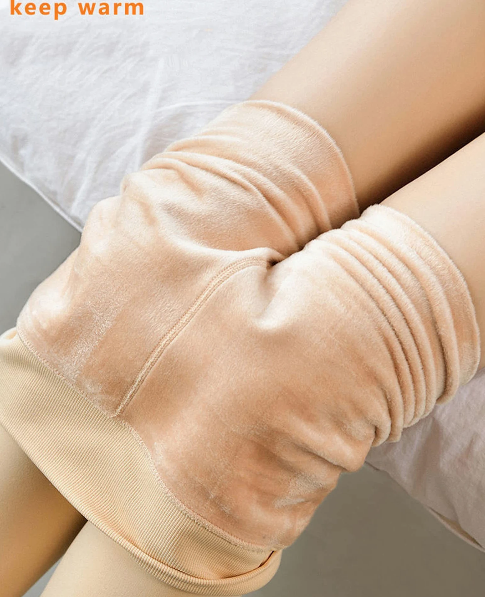 2 Piezas Medias Termicas Mujer Translucidas Medias Mágicas De Forro Polar Térmico Medias Forro Polar Invierno, Pantys Invierno Súper Elástico Deep skin-300g