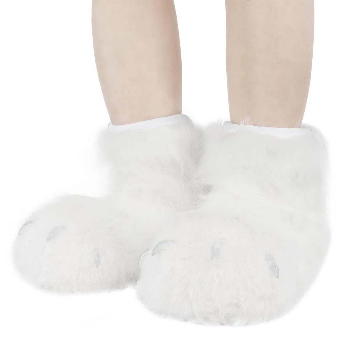 pelzige Pfote Hausschuhe Tier klaue Neuheit Cosplay Kostüm Zubehör lustige Geschenke für Halloween Weihnachten