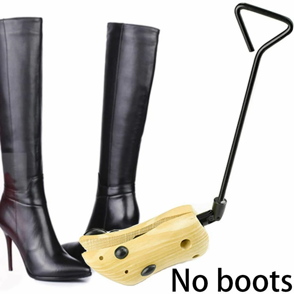 Horma para Ensanchar Zapatos Soporte Universal Tacones Altos Guardián Longitud Ajustable Botas Expander Doblado Croquete de Madera Soporte Profesional Soporte de Zapatos Hormas para Zapatos