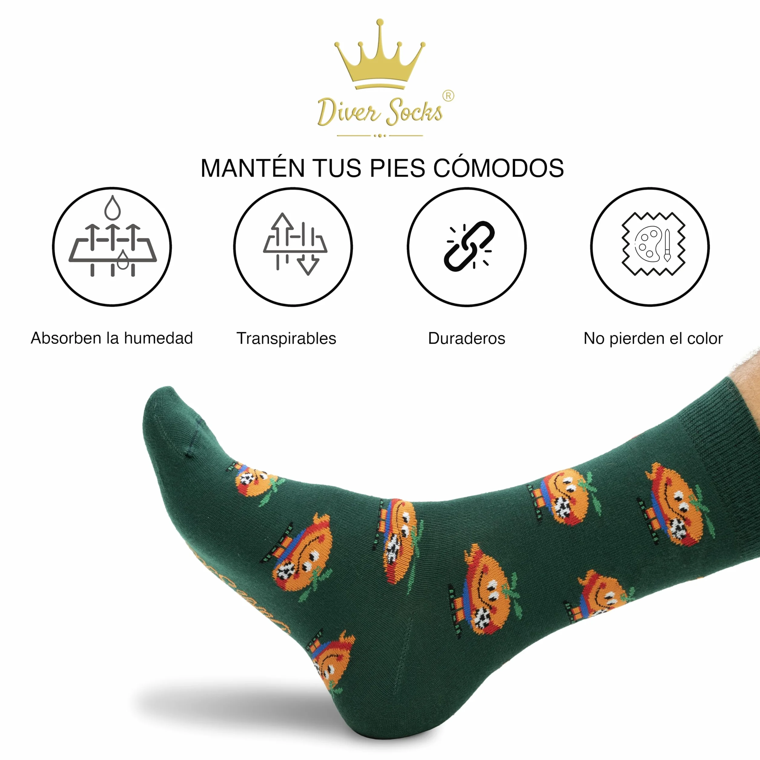 Calcetines Hombre Divertidos De Algodón Suaves Y Transpirables | Estampados Graciosos Con Dibujos Originales | Regalos Originales Para Hombres | Talla Única 40 46 | Estilo Friki Casual