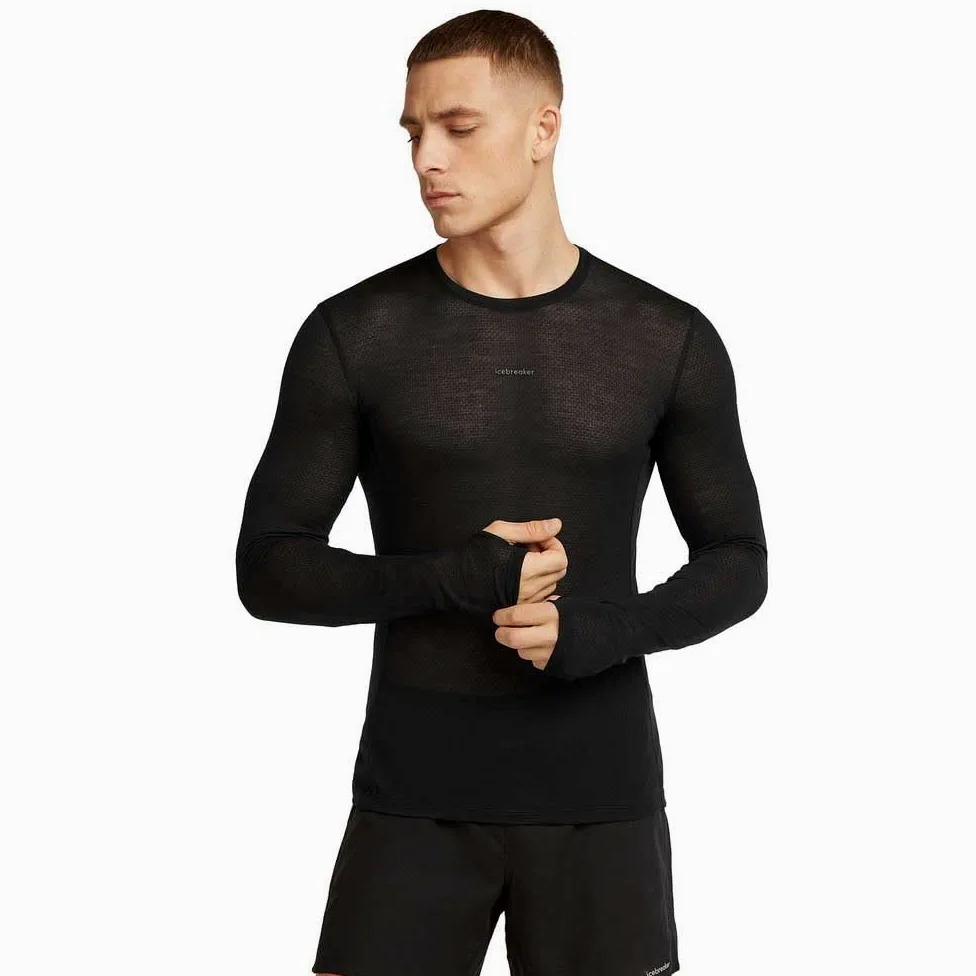 ICEBREAKER Merino 75 Cool Lite Featherlight Long Sleeve Base Layer 2XL