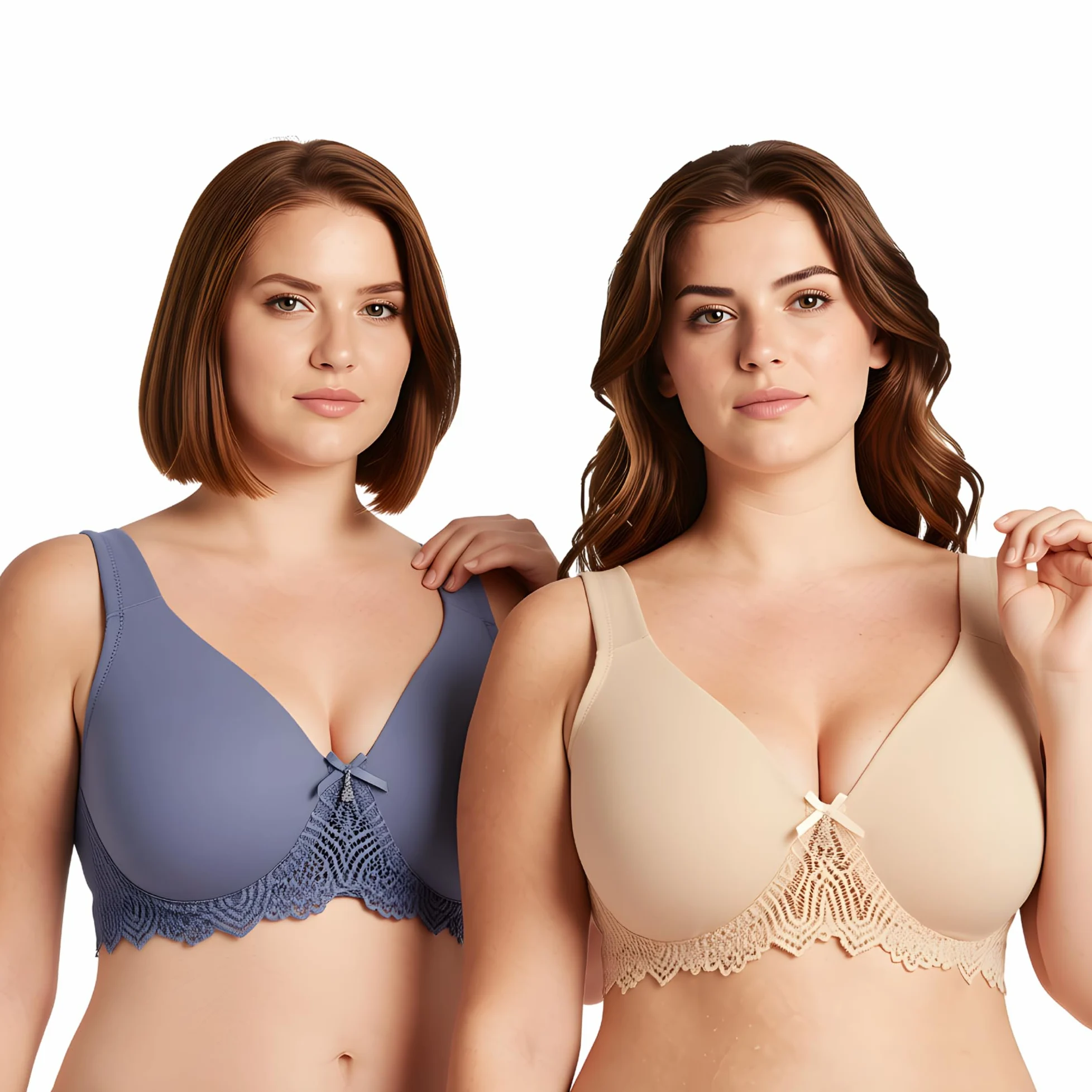 Curve Muse Sin Forro Aros Cordón Sostén con Acolchado Hombro Correas | Tirantes Acolchados, Acolchado, Nailon, Elastano, Elástico