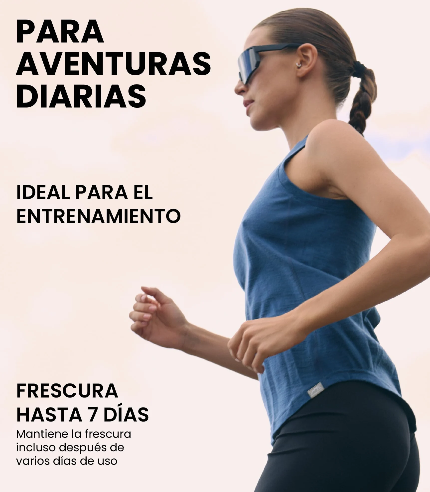 Camiseta Tirantes Mujer Lana Merino - Camiseta Interior Lana Merino Mujer Activa Capa Base, Evacuación de Humedad (Medium, Charcoal Basic)