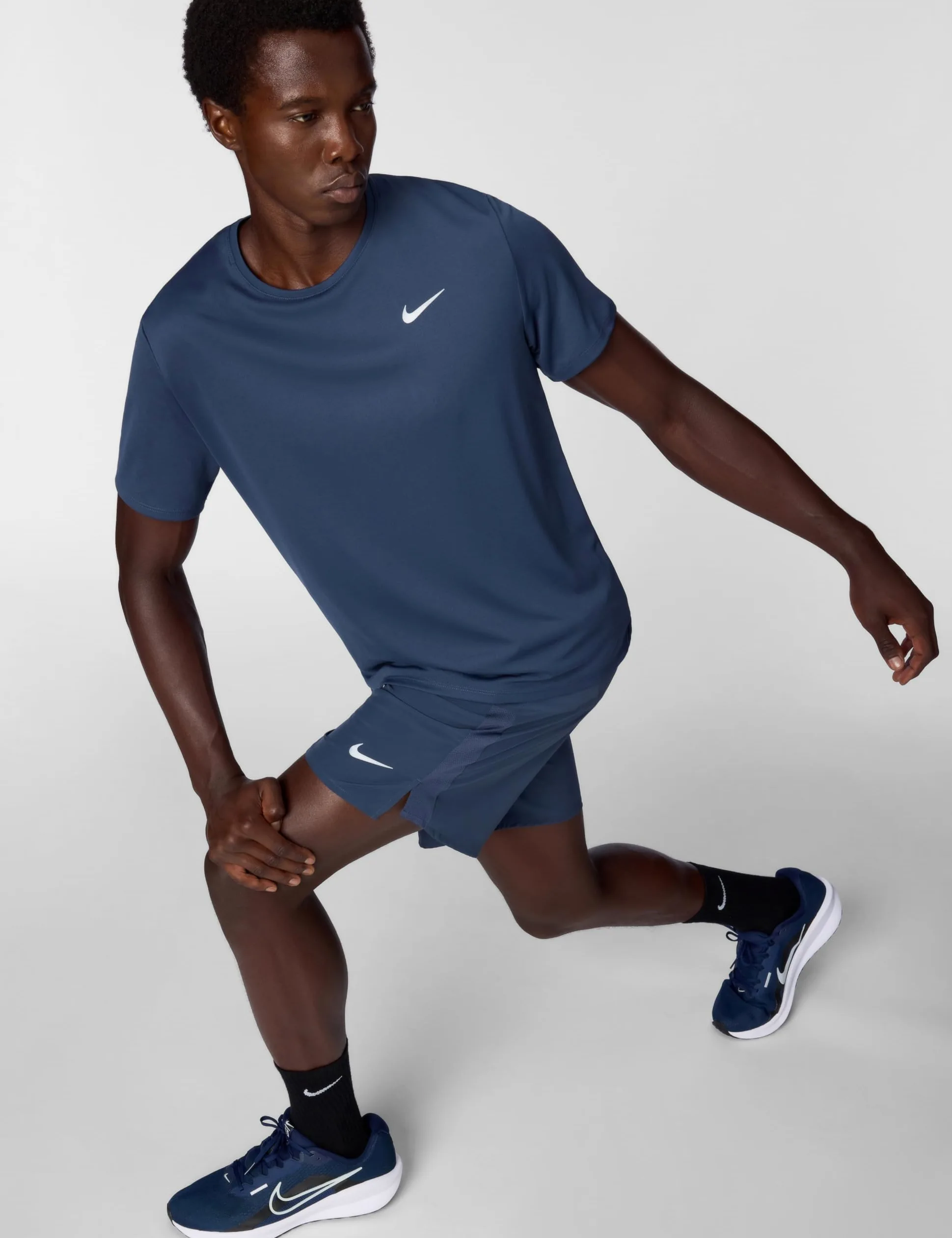 Nike Challenger Pantalón Corto De Running Dri-Fit De 18 Cm con Malla Interior - Hombre, Thunder Blue/Reflective Silv, DV9359-437, S