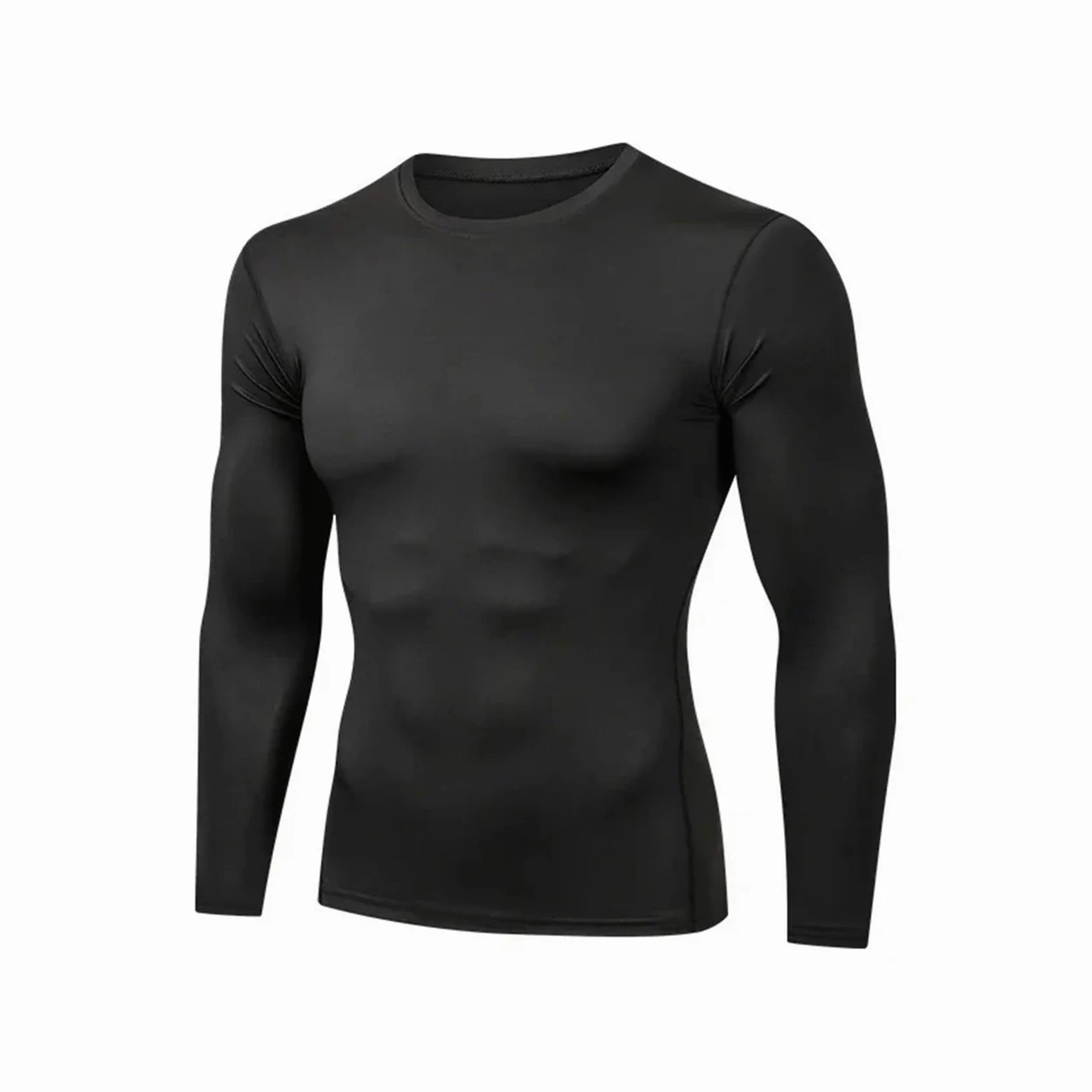 Manga Larga Hombre Camisas de compresión for hombre, manga larga, capa base, camisas de entrenamiento de secado rápido, camisetas deportivas for correr for gimnasio For Correr, Ejercicio,Gimnasio