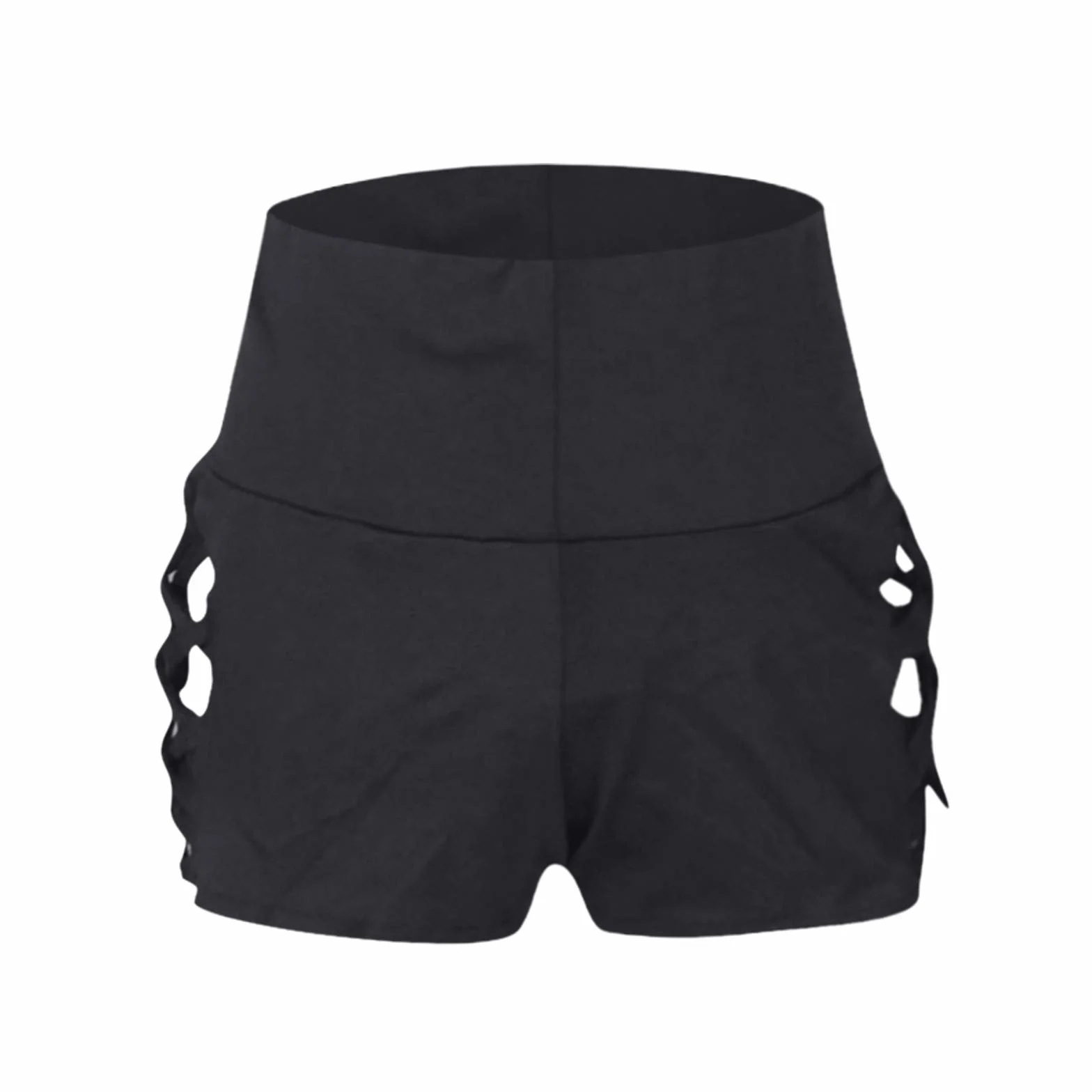 Short Deporte Mujer Yoga Running Ciclismo Butt Lift Transpirable Cortes Cruzados