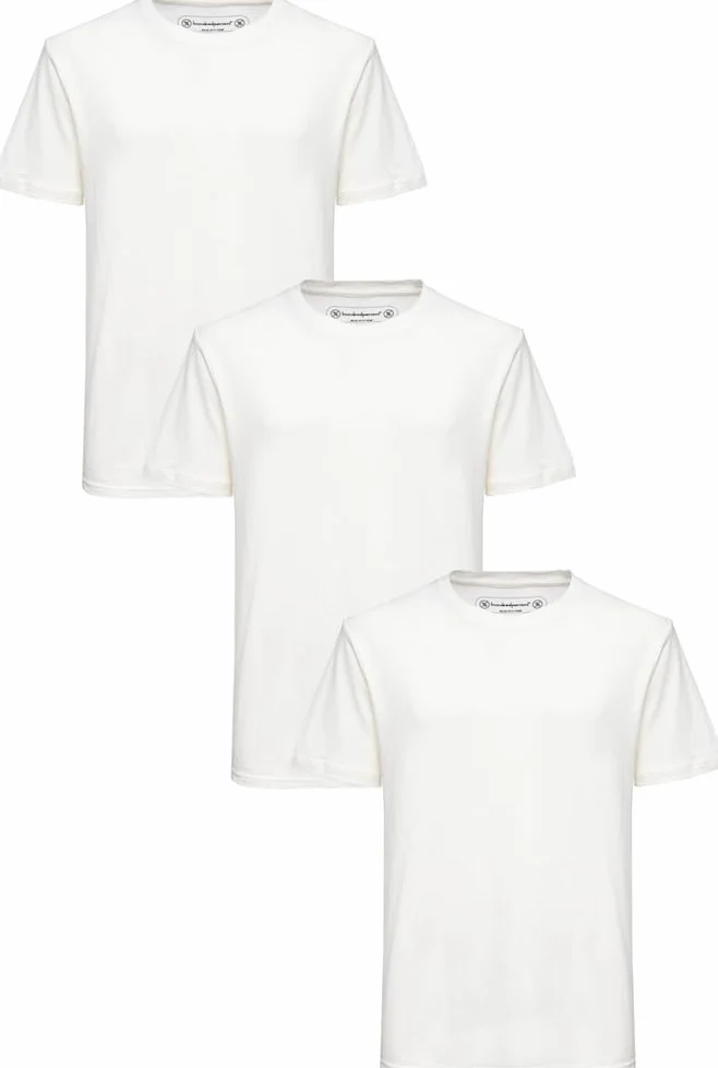 Hundredpercent Camisetas de cáñamo (Pack de 3) – Unisex – Suaves, Transpirables y ecológicas